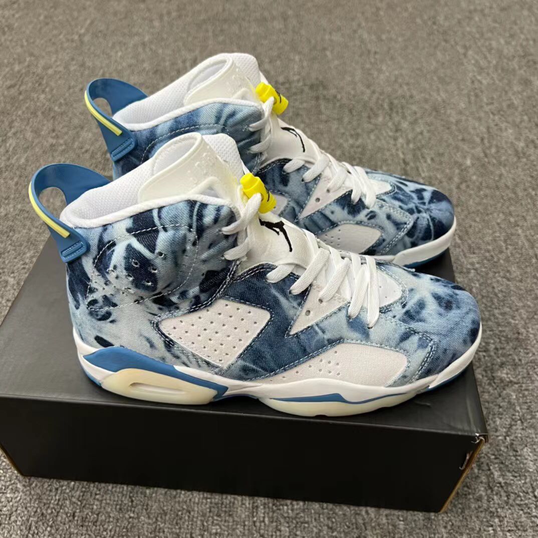 jordan air jordan 6 retro - Celeste Blanco