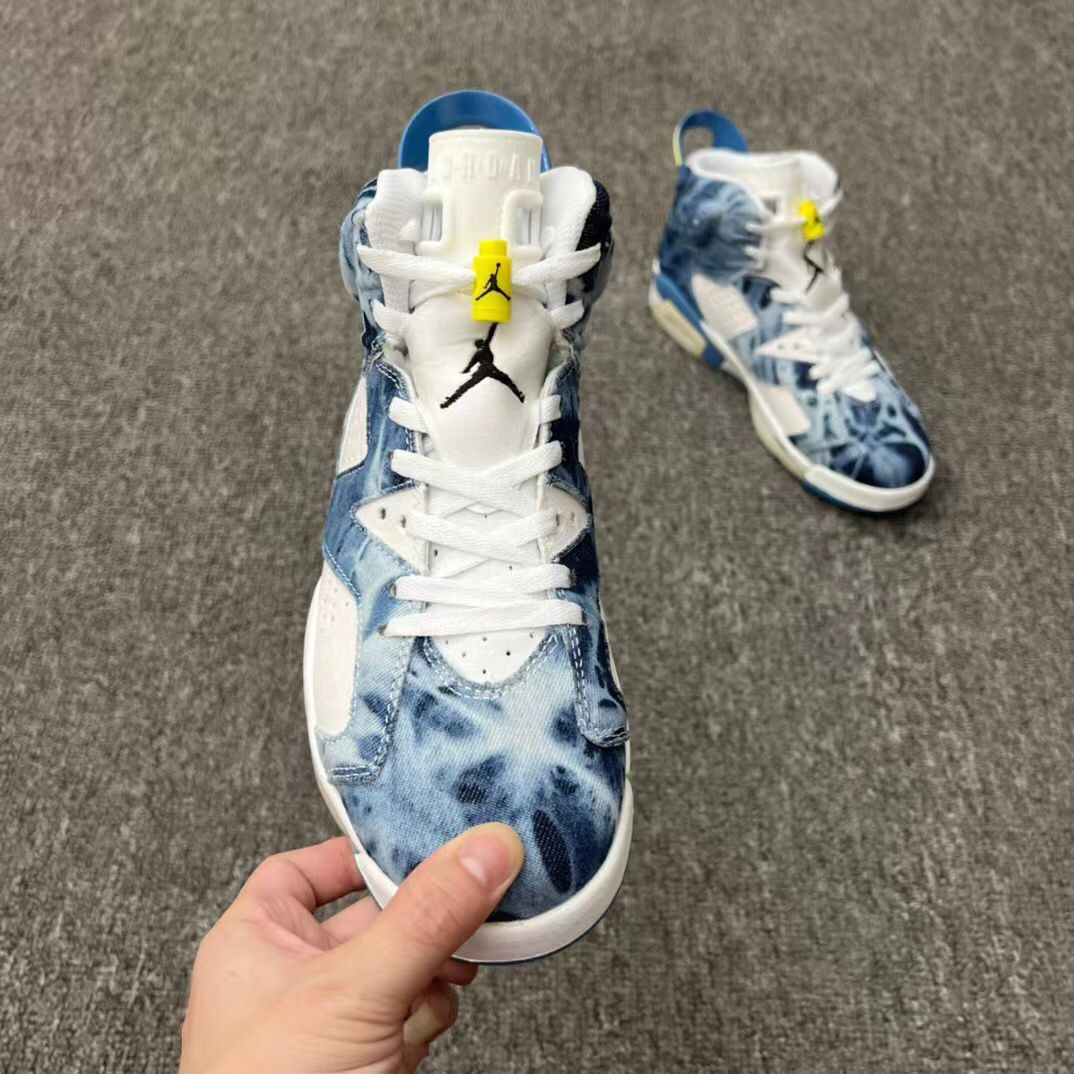 jordan air jordan 6 retro - Celeste Blanco