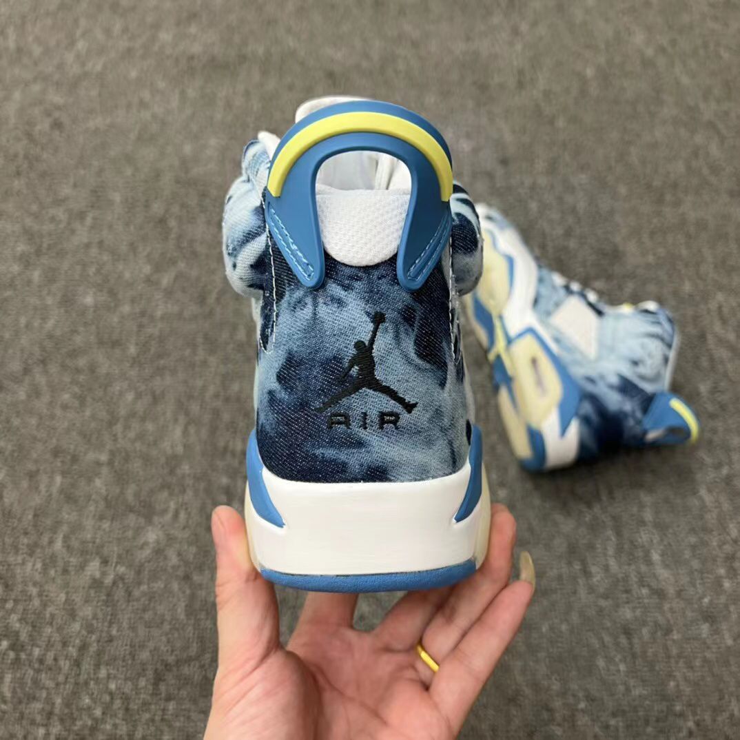 jordan air jordan 6 retro - Celeste Blanco
