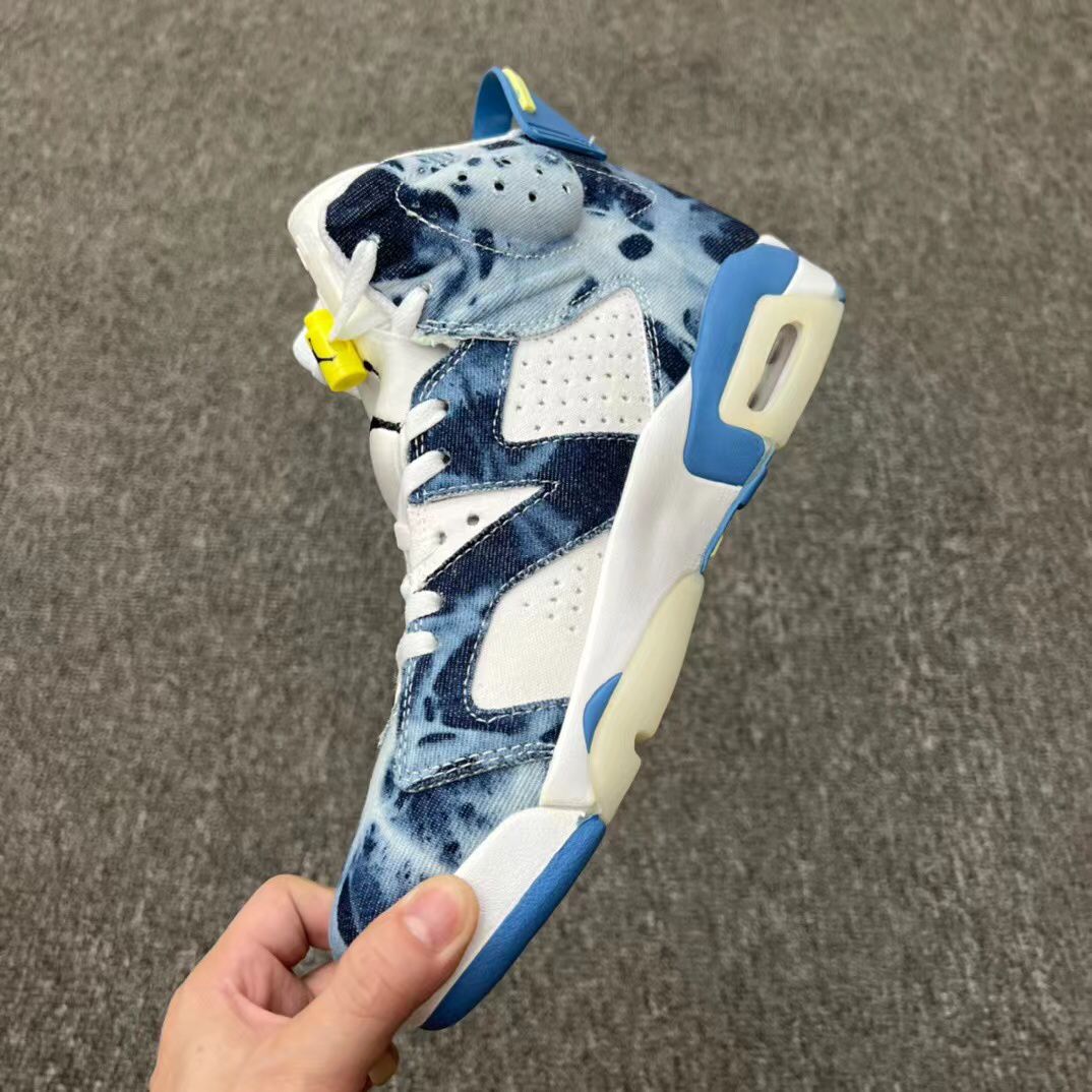 jordan air jordan 6 retro - Celeste Blanco
