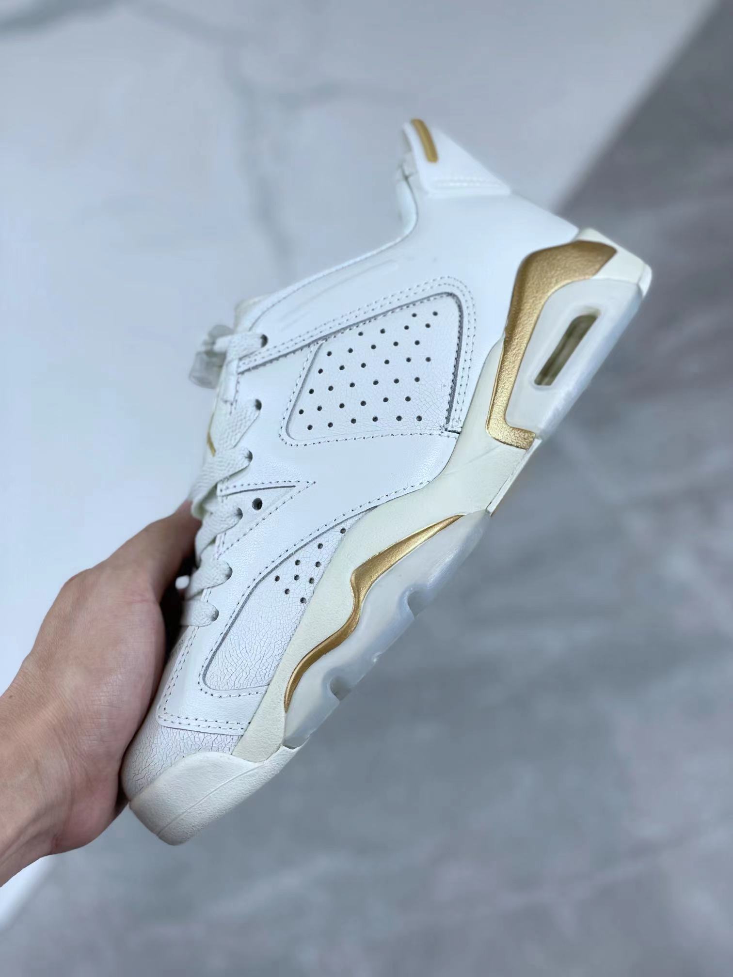 jordan air jordan 6 retro - Blanco Dorado