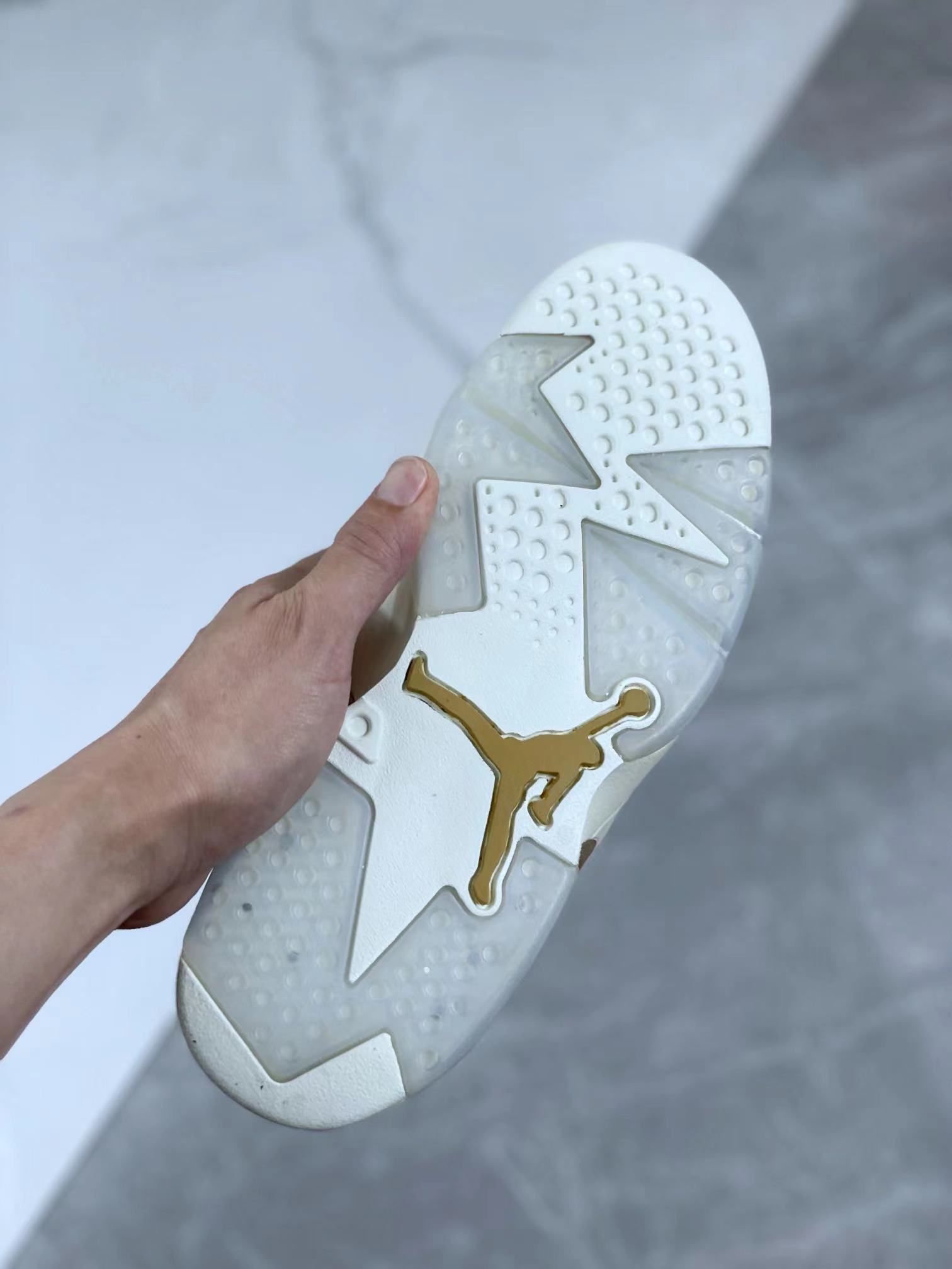 jordan air jordan 6 retro - Blanco Dorado