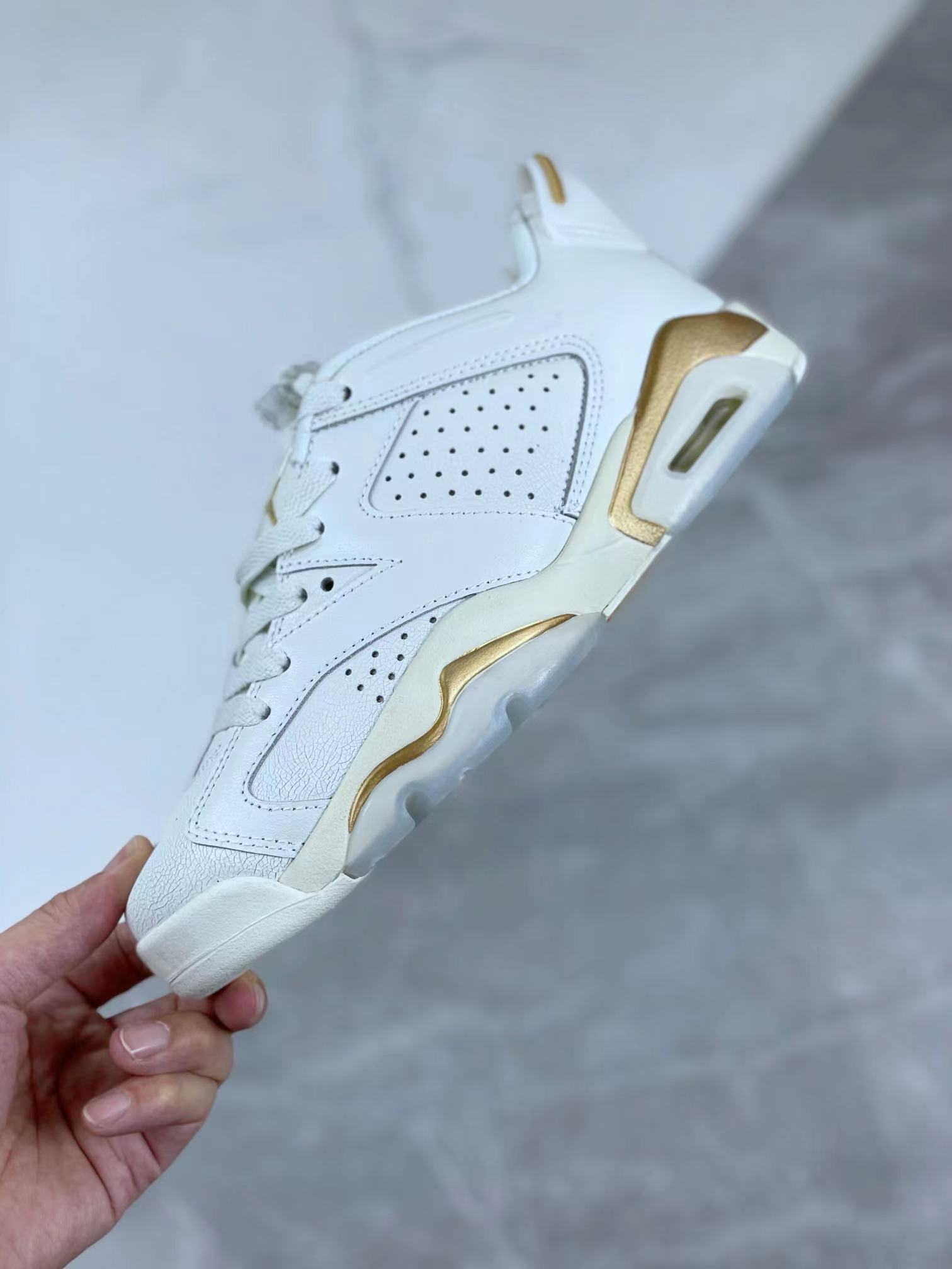 jordan air jordan 6 retro - Blanco Dorado