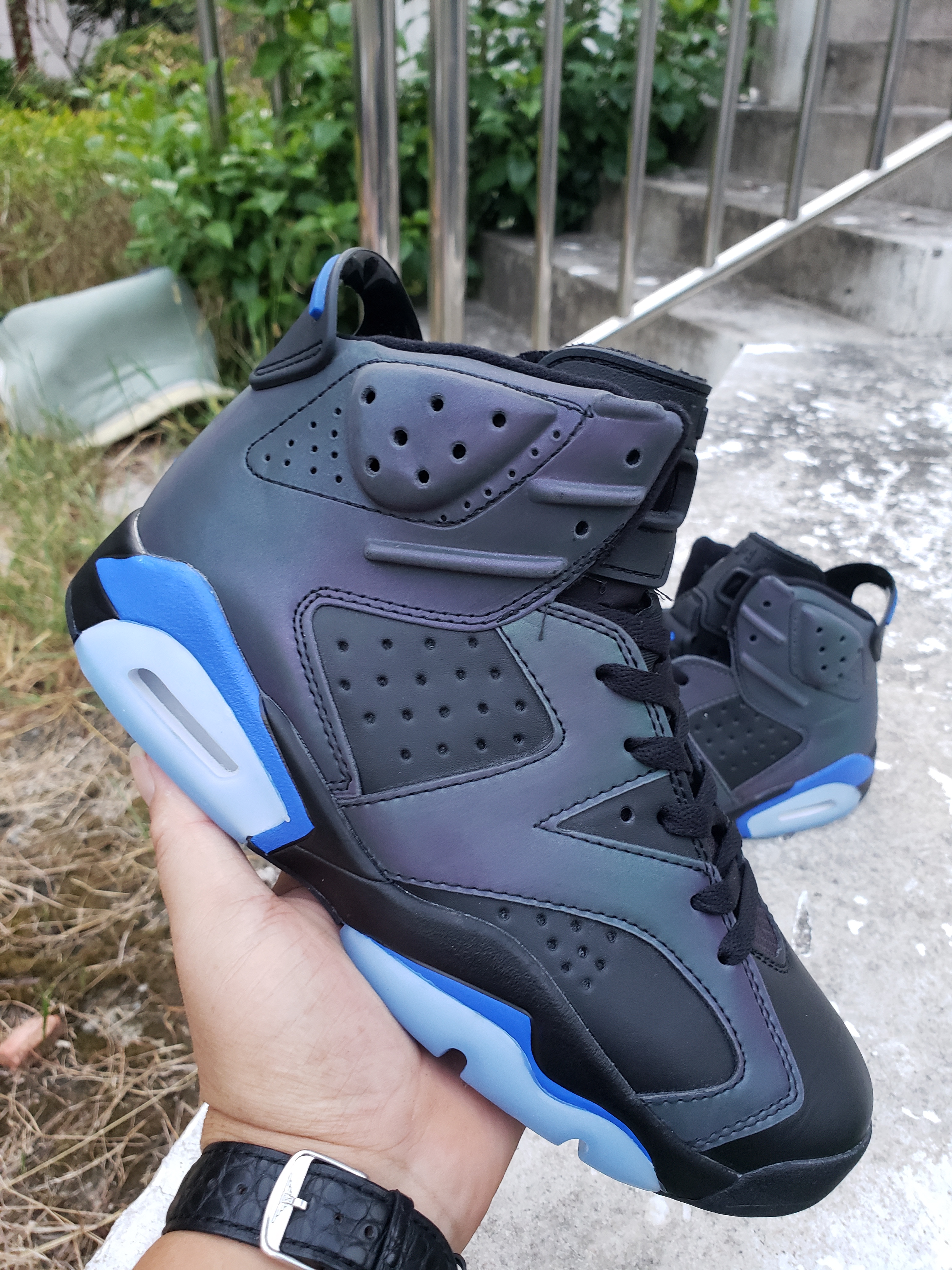 jordan air jordan 6 retro - Fluor Negro