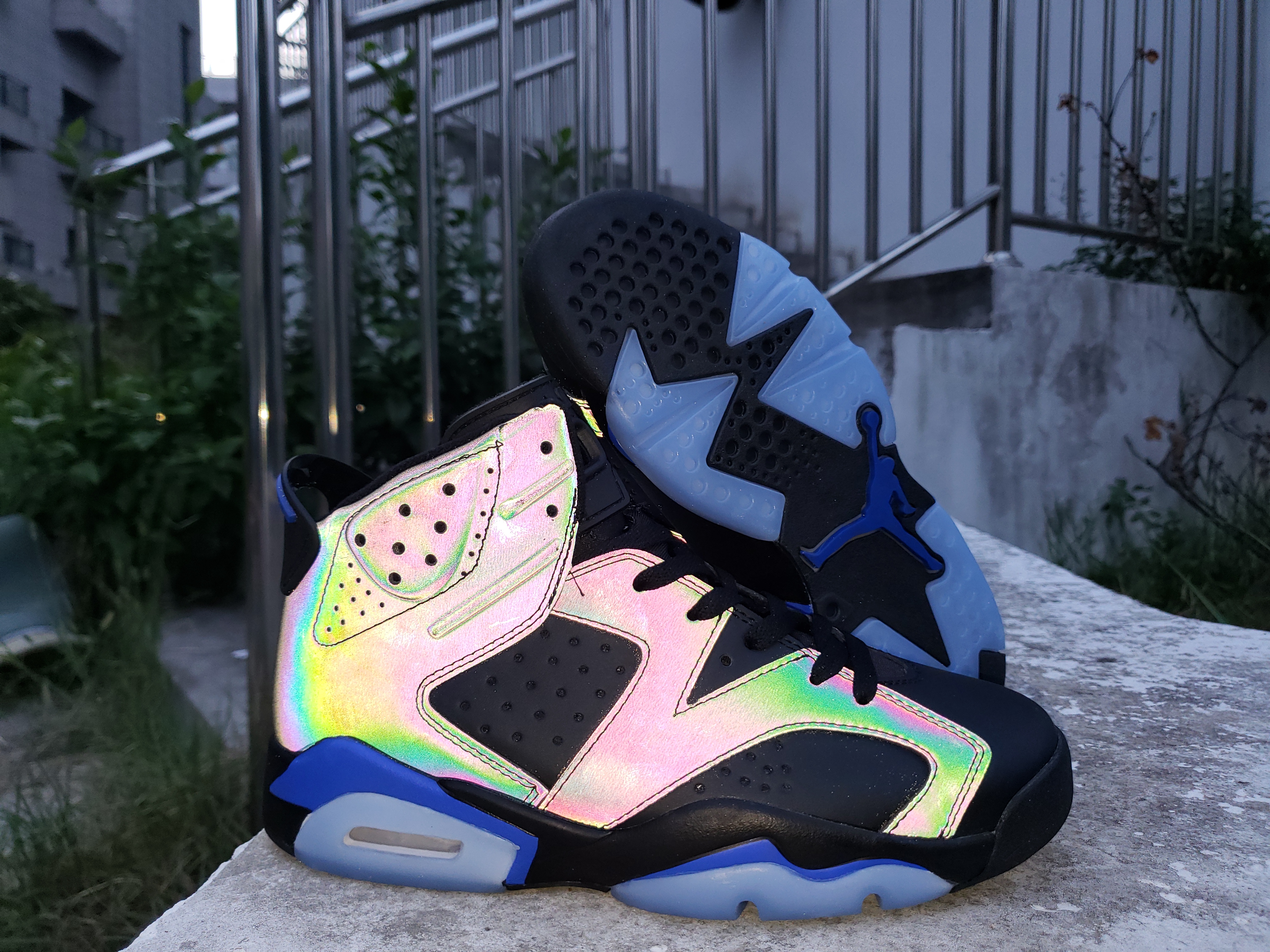 jordan air jordan 6 retro - Fluor Negro