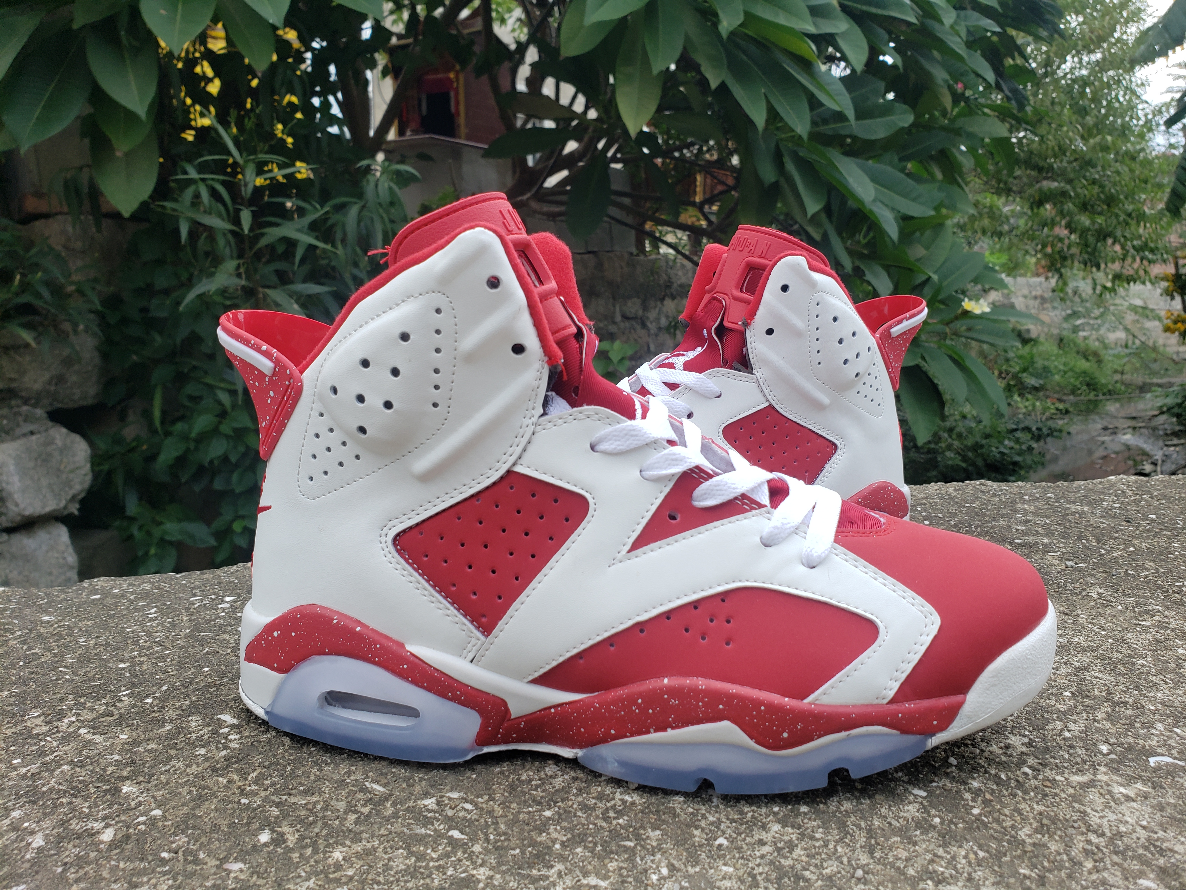 jordan air jordan 6 retro - Blanco Rojo