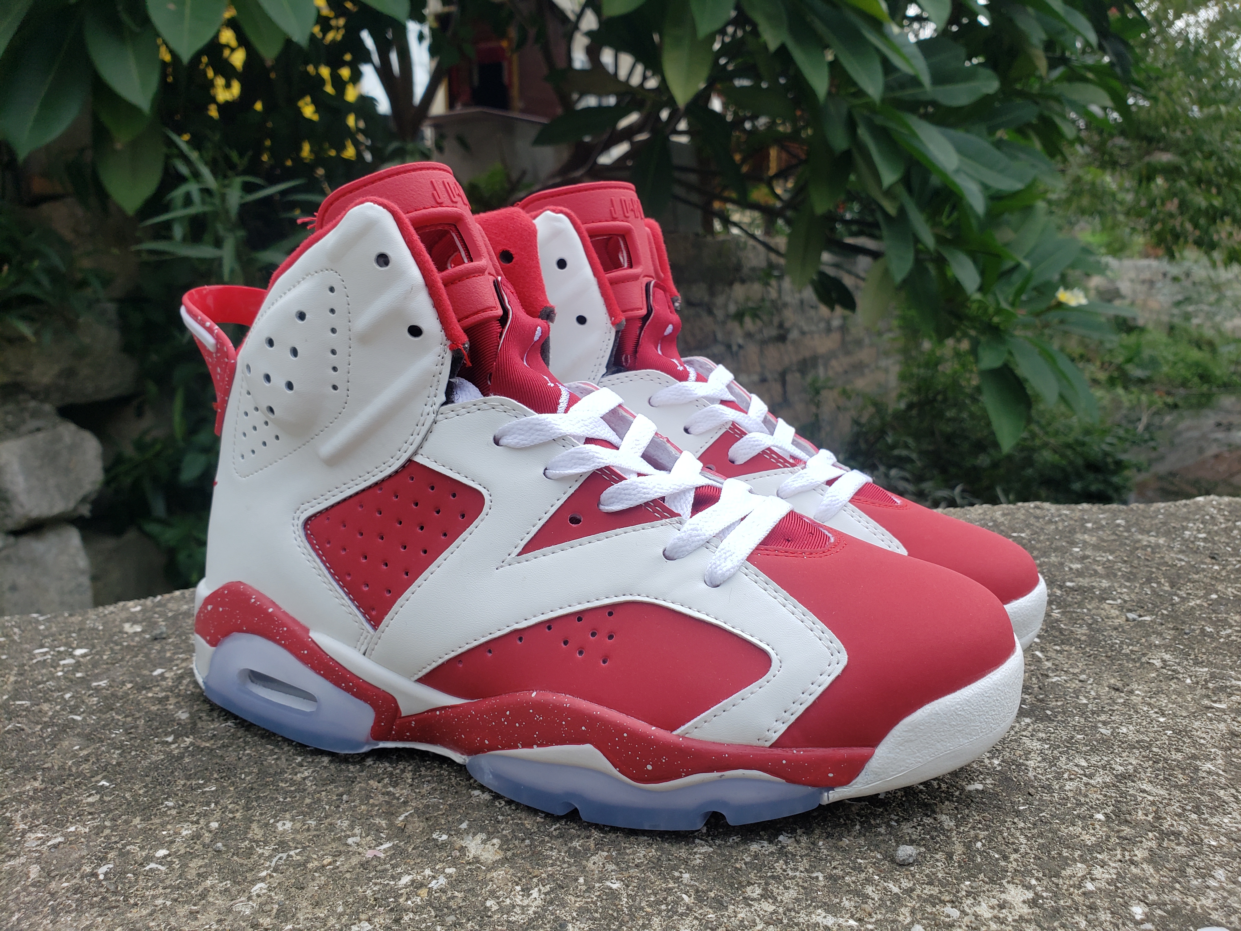 jordan air jordan 6 retro - Blanco Rojo