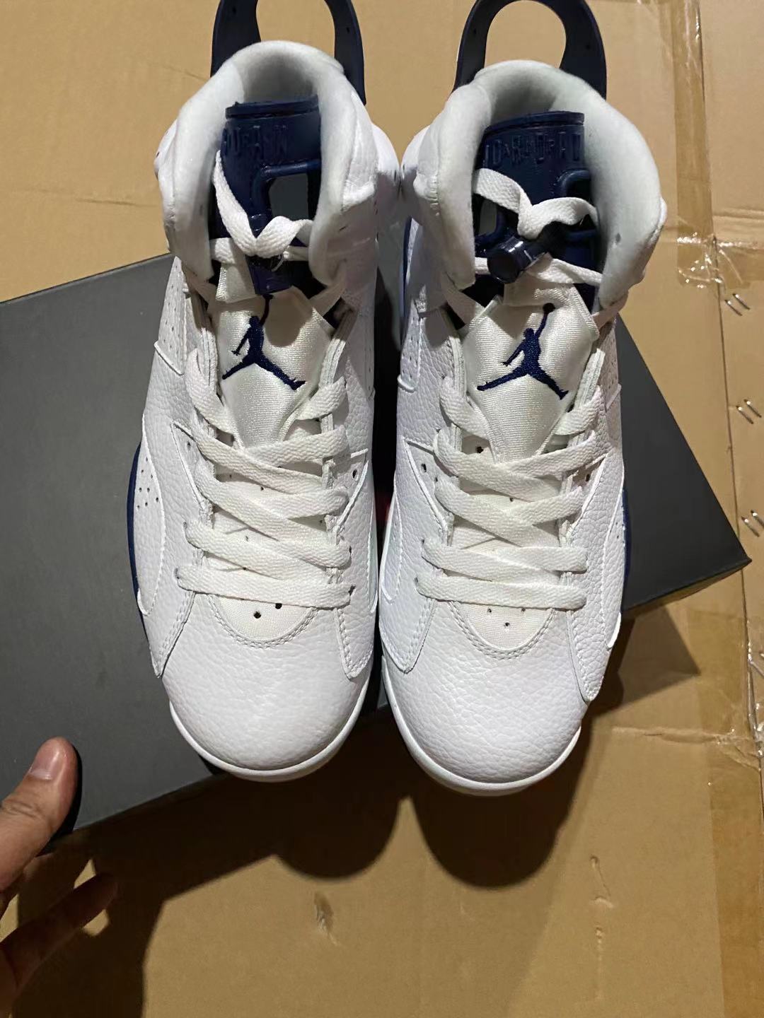 jordan air jordan 6 retro - Blanco Azul