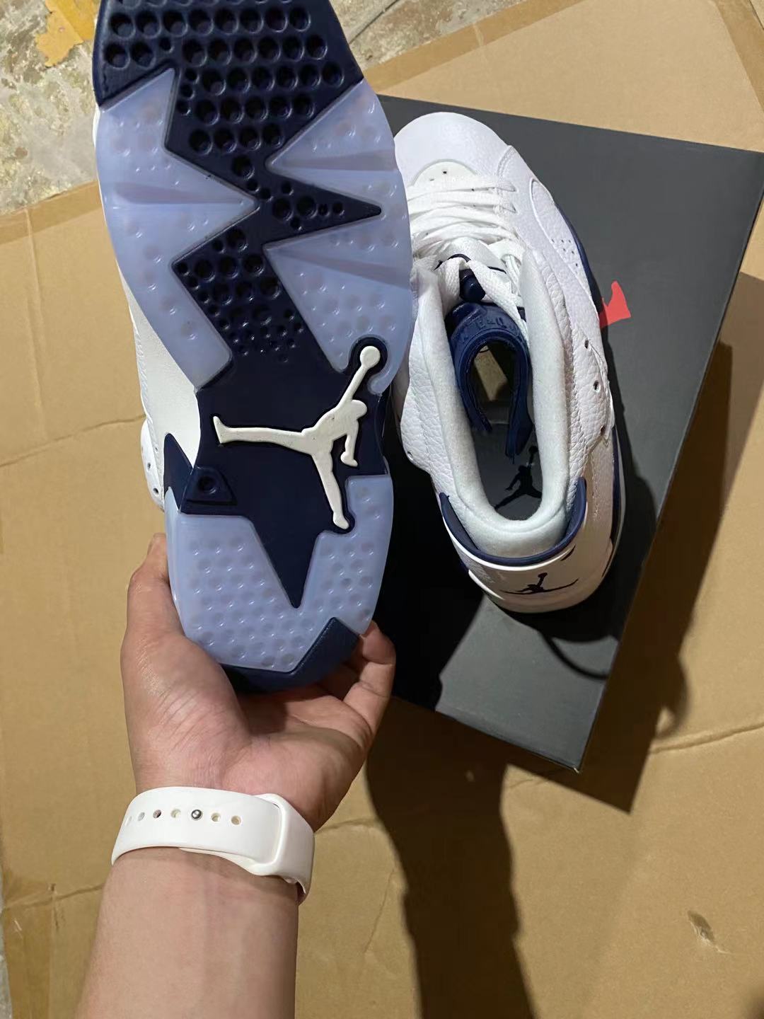 jordan air jordan 6 retro - Blanco Azul