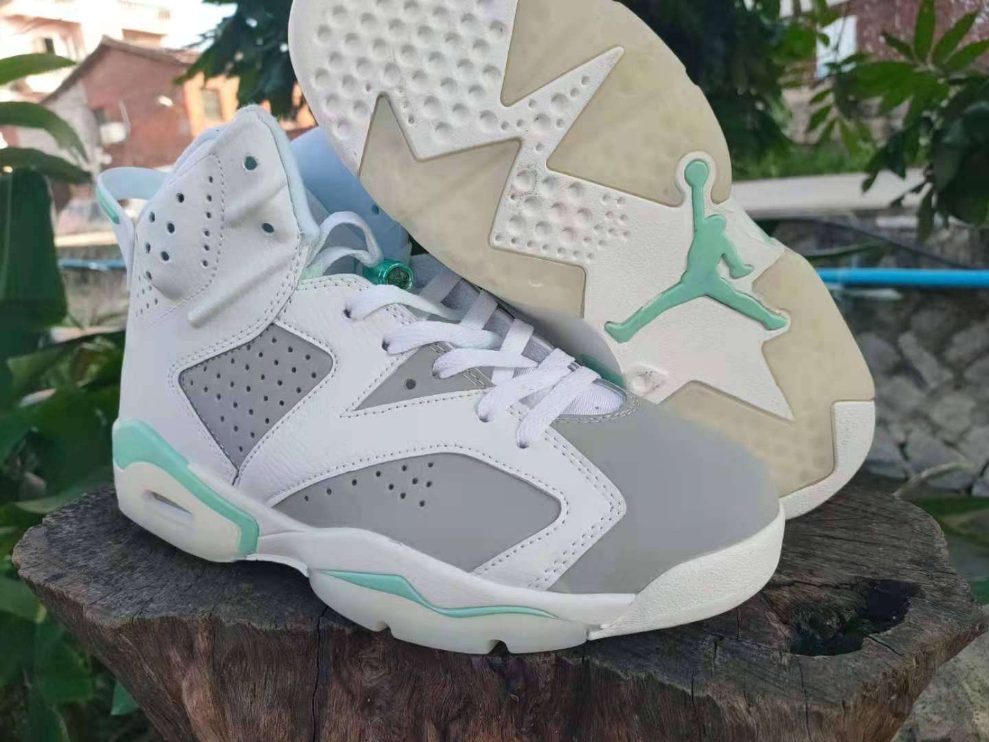 jordan air jordan 6 retro - Blanco Gris