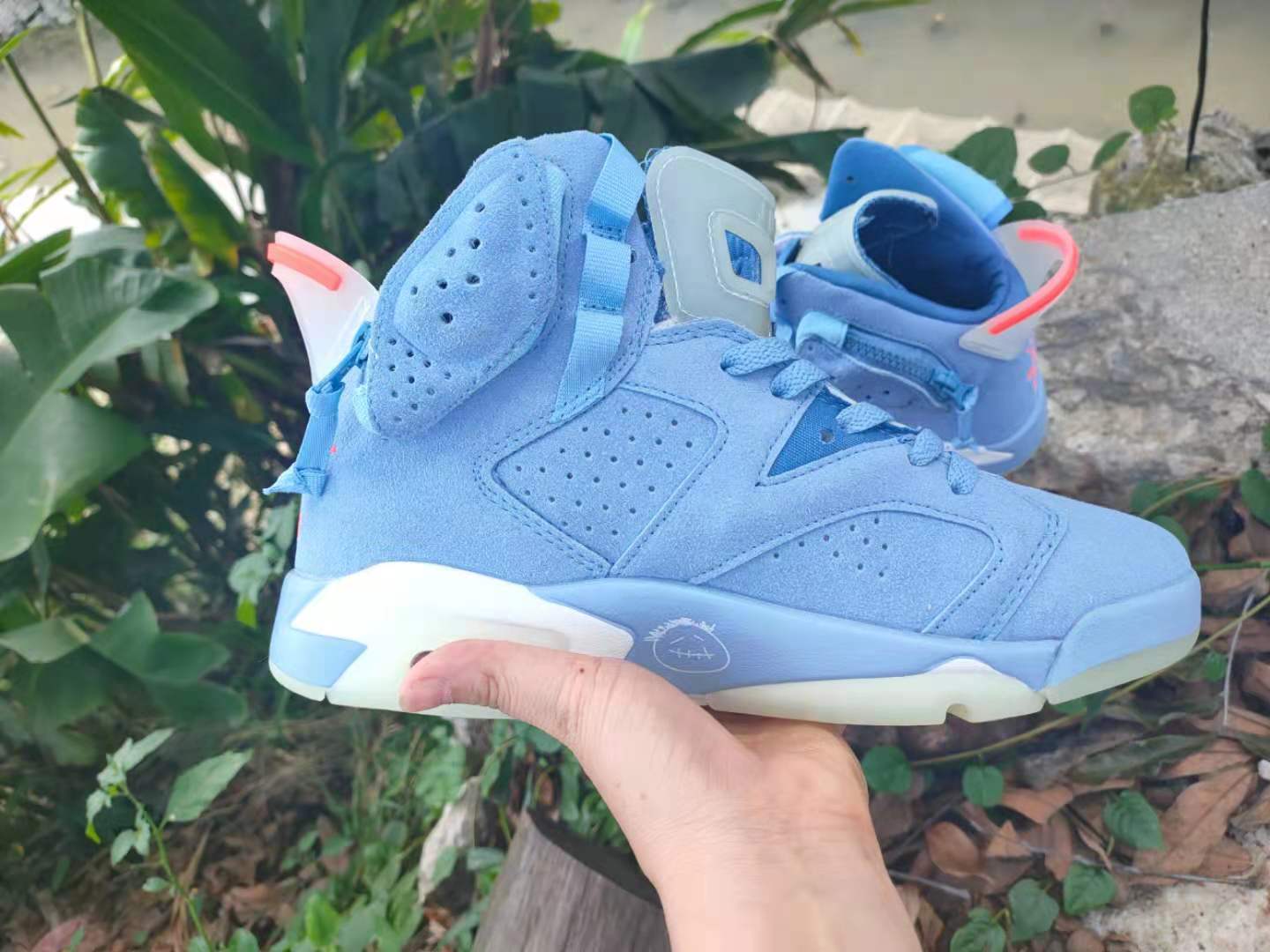 jordan air jordan 6 retro - Celeste