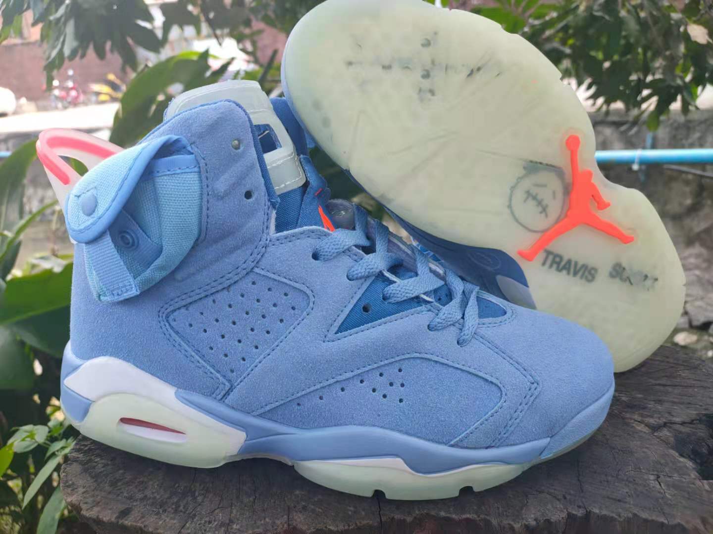 jordan air jordan 6 retro - Celeste