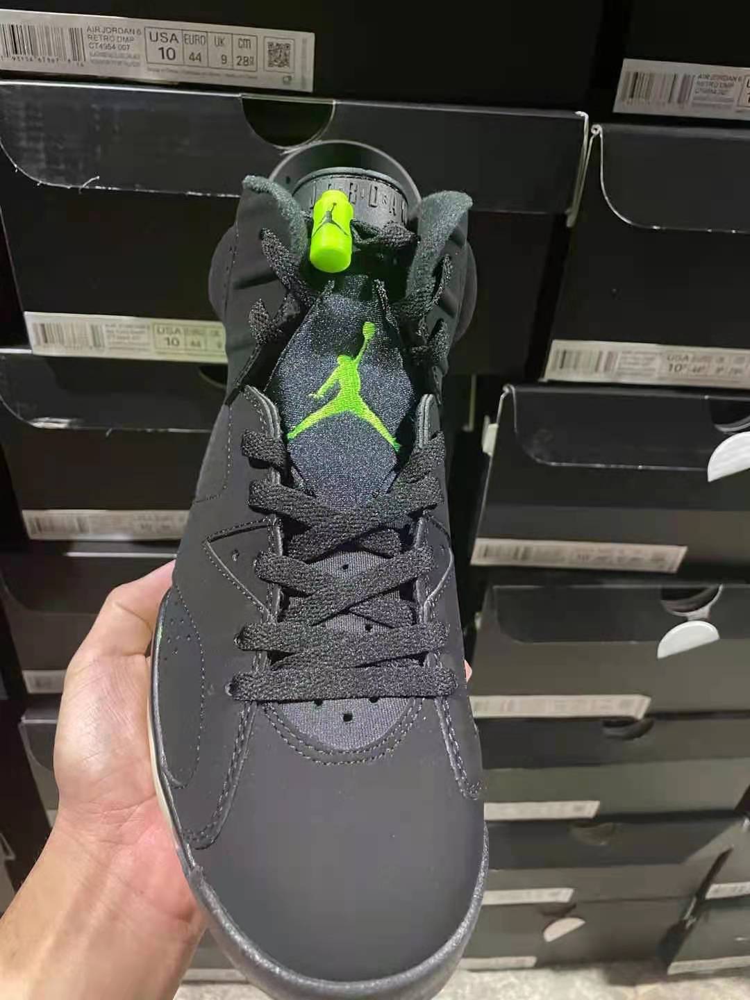 jordan air jordan 6 retro - Negro Verde