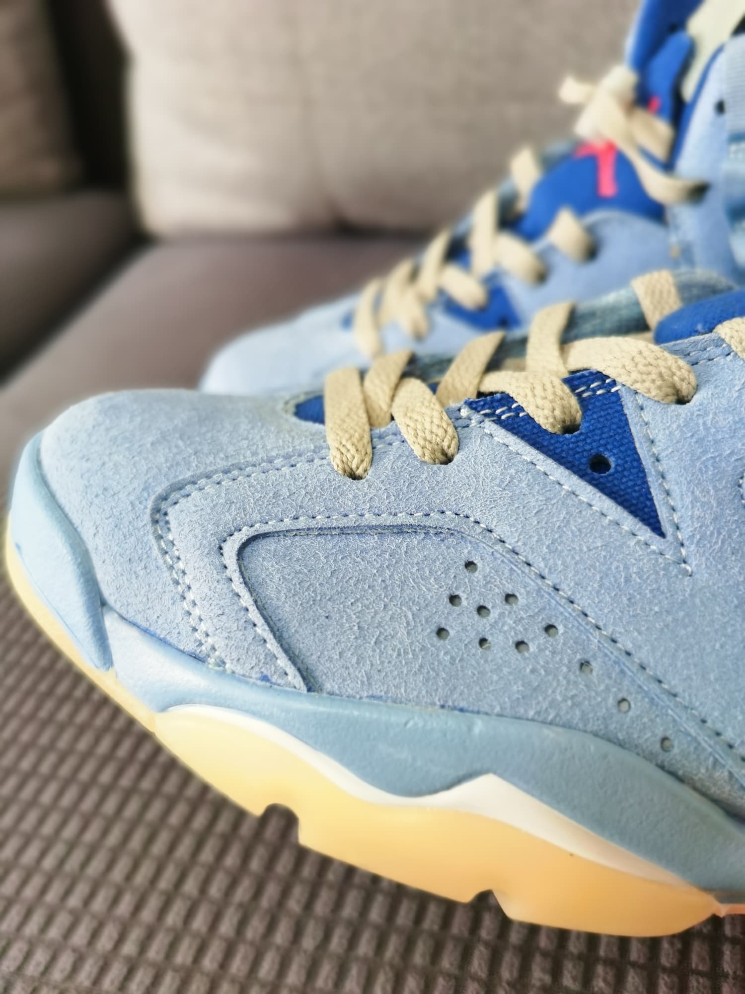 jordan air jordan 6 retro - Celeste