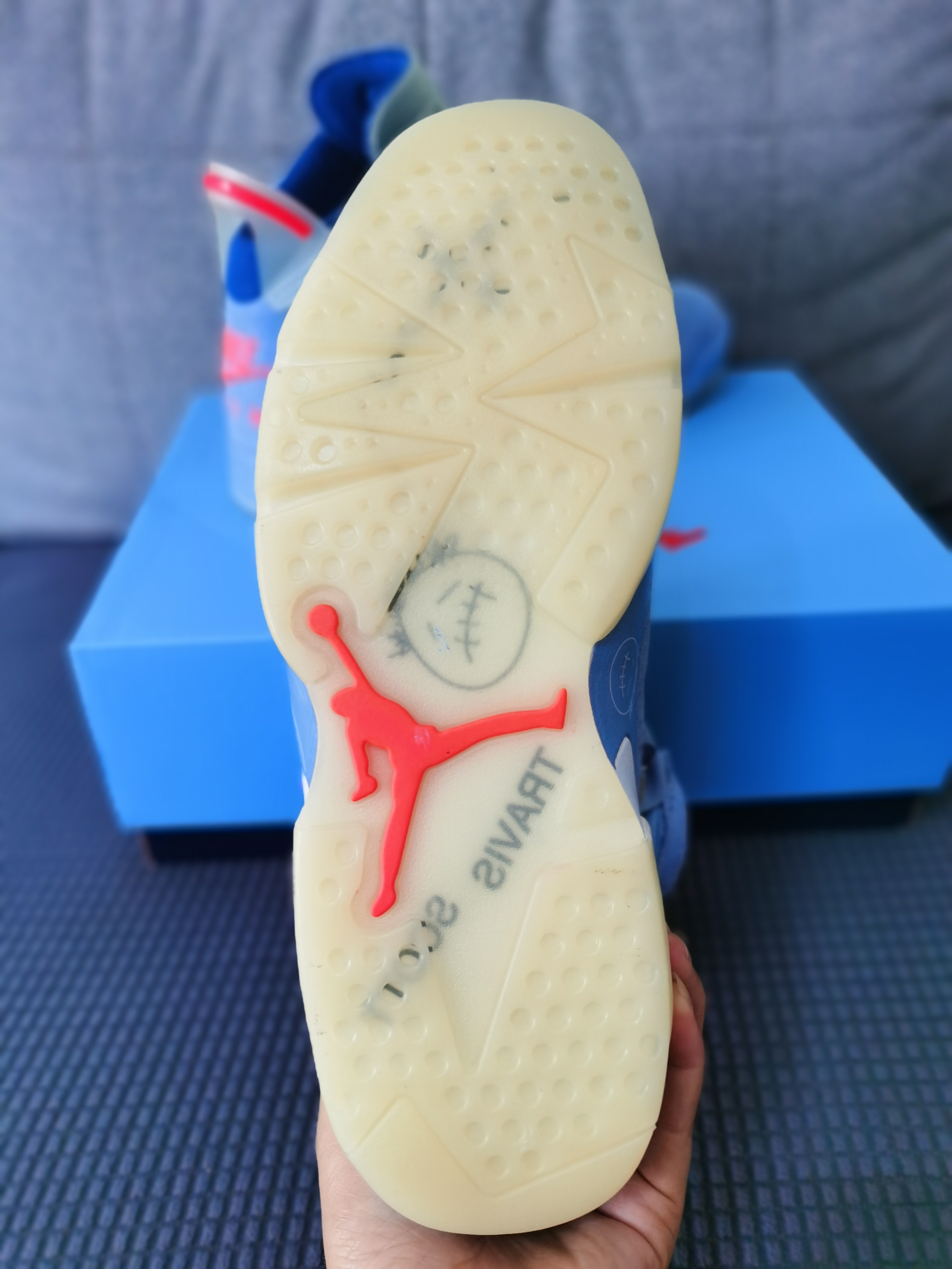 jordan air jordan 6 retro - Celeste