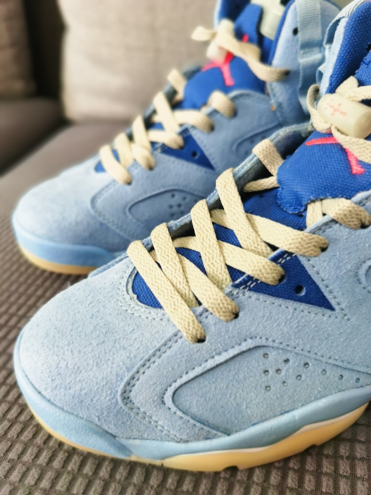 jordan air jordan 6 retro - Celeste