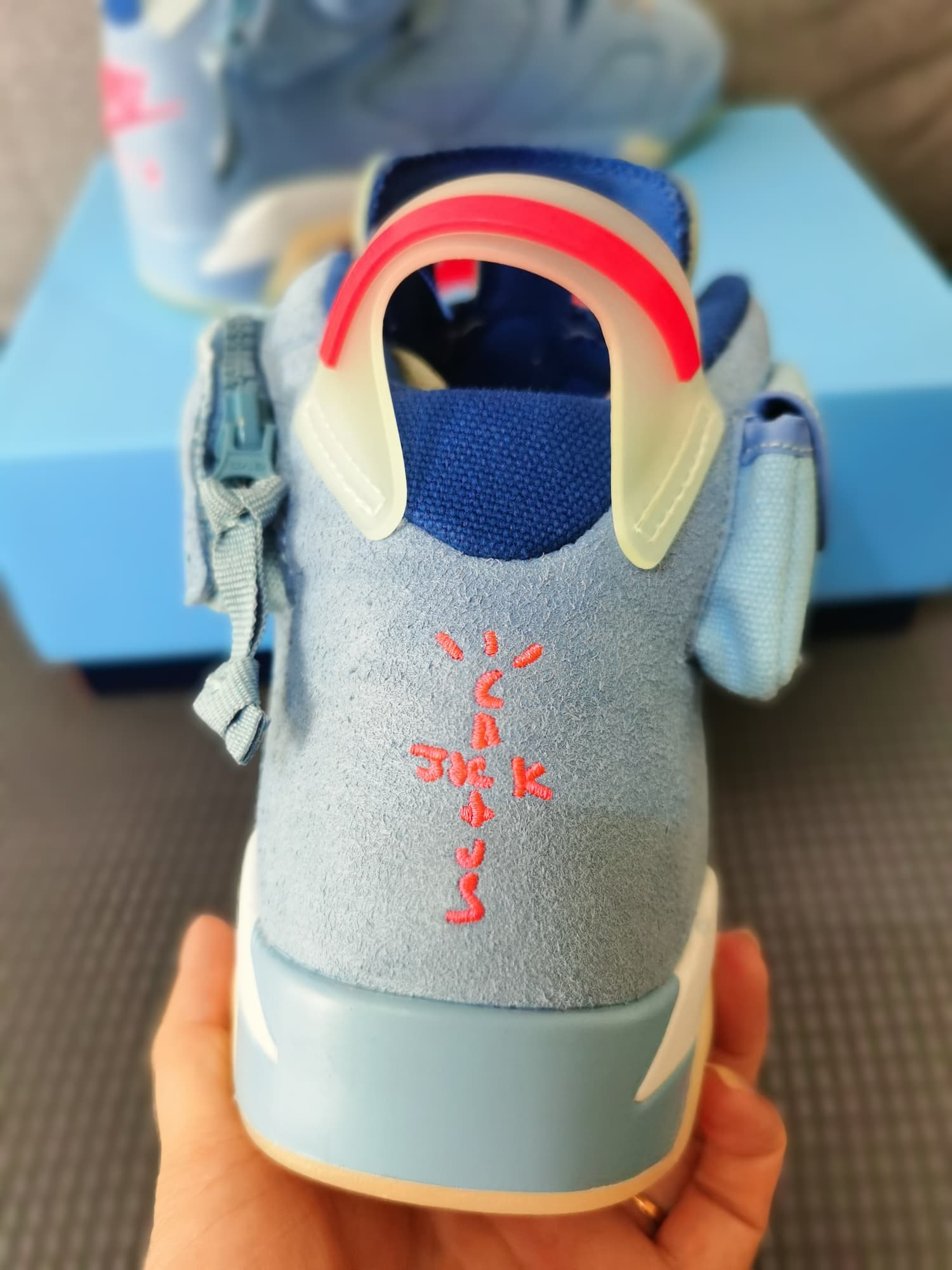 jordan air jordan 6 retro - Celeste