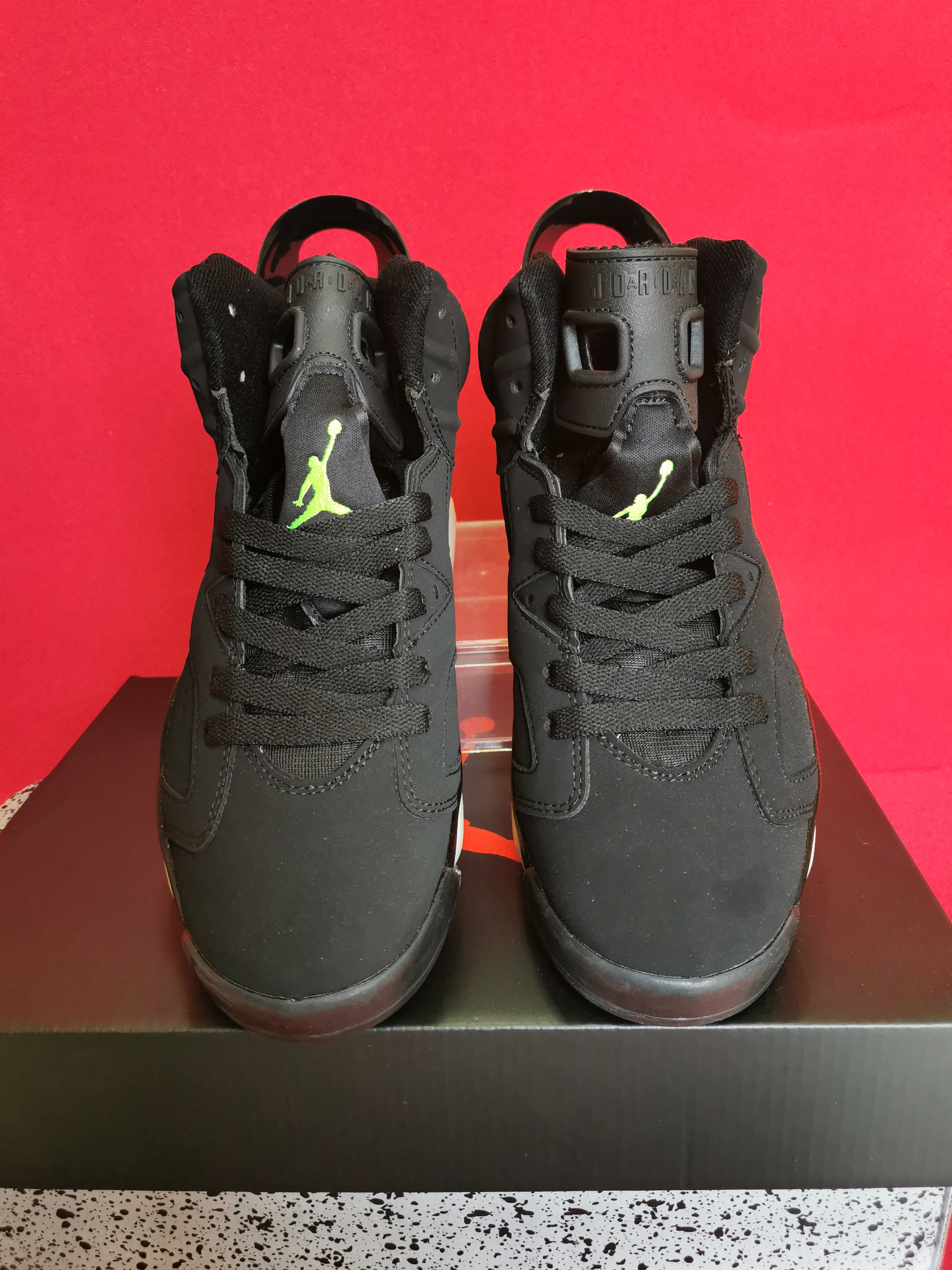 jordan air jordan 6 retro - Negro Fluor