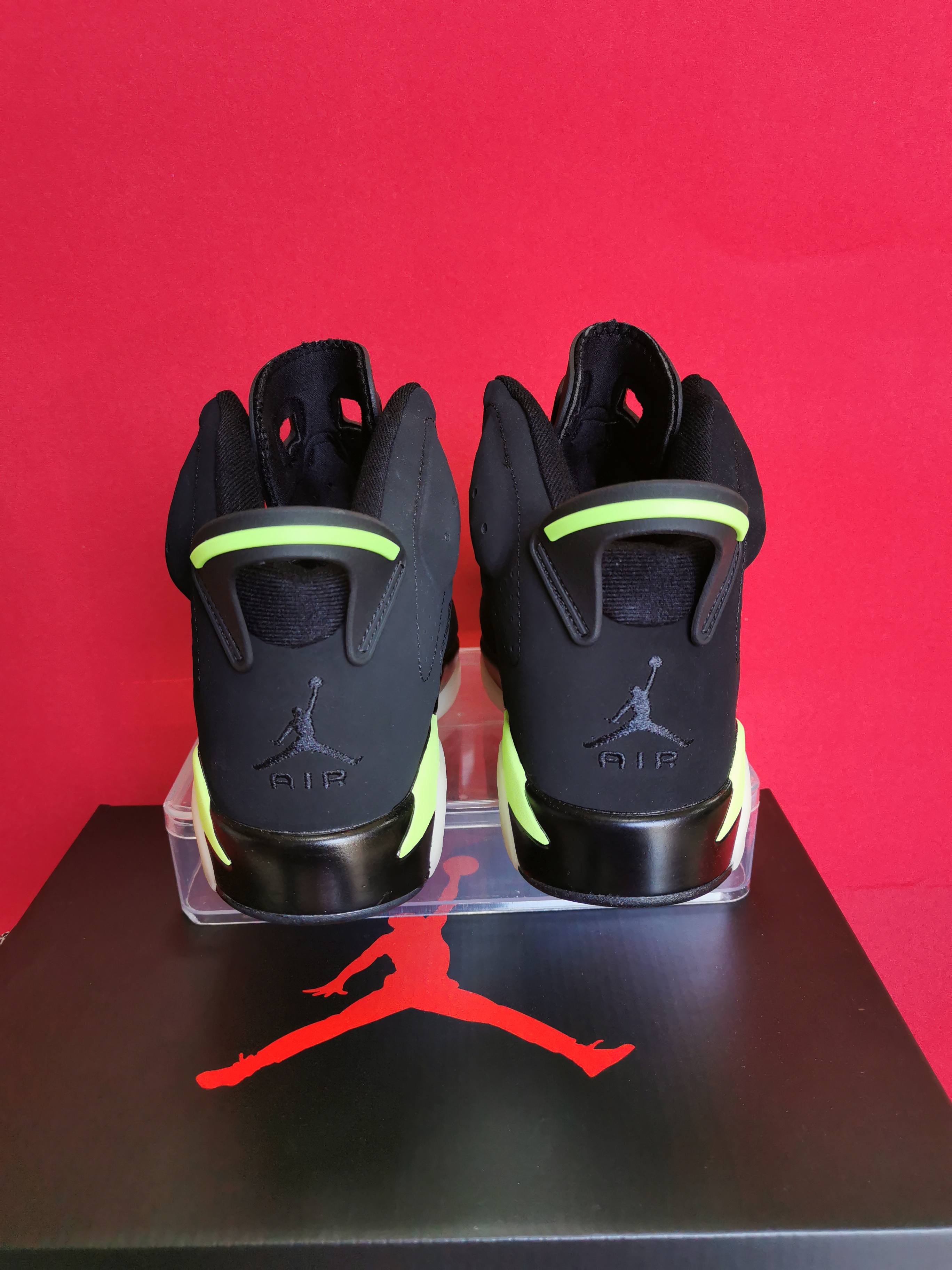 jordan air jordan 6 retro - Negro Fluor