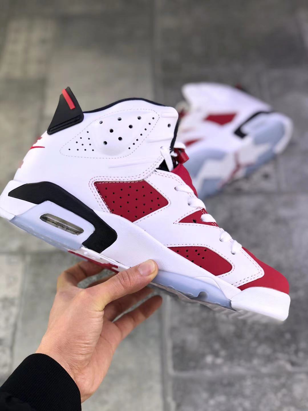 jordan air jordan 6 retro - Blanco Rojo