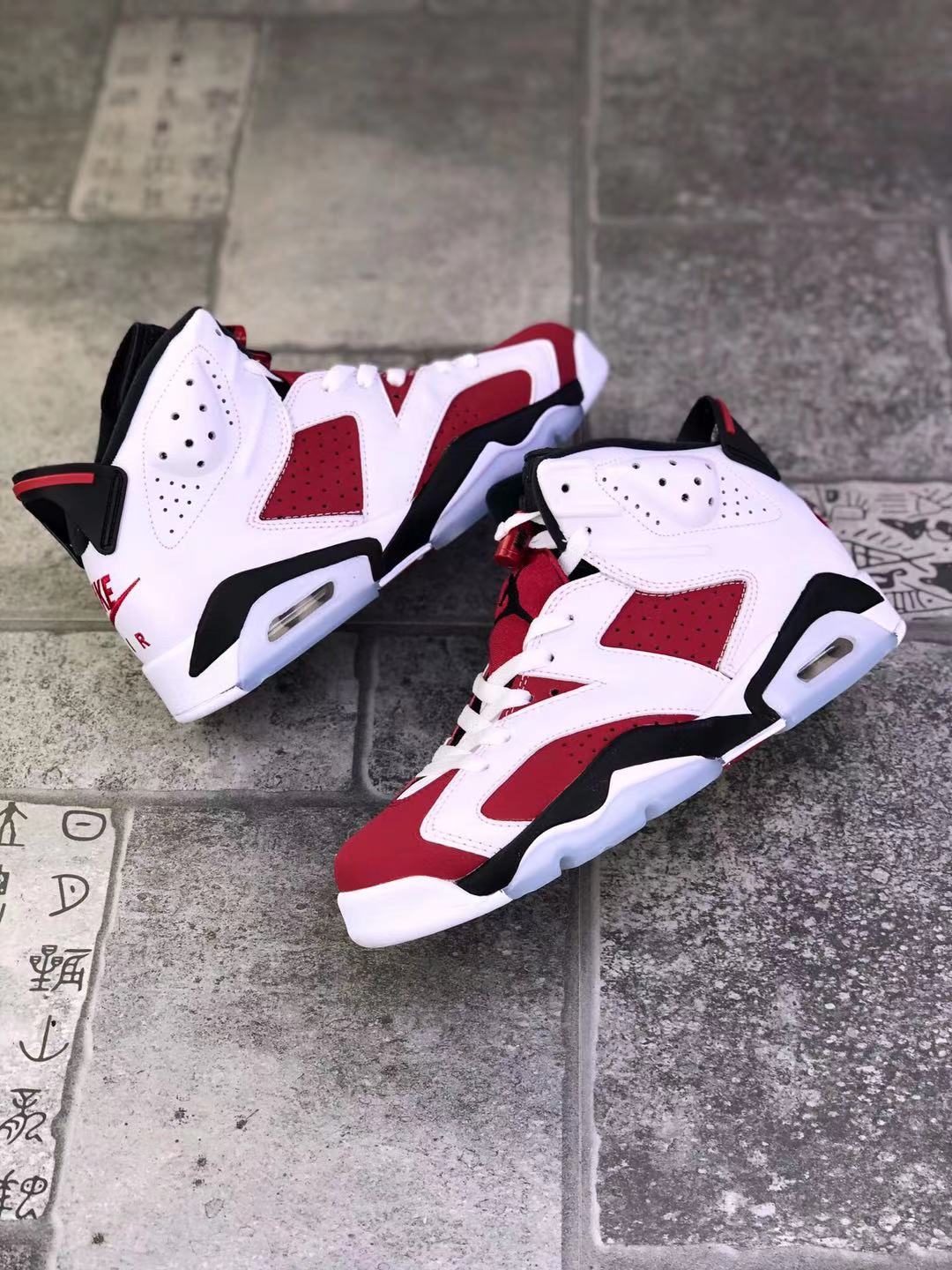 jordan air jordan 6 retro - Blanco Rojo