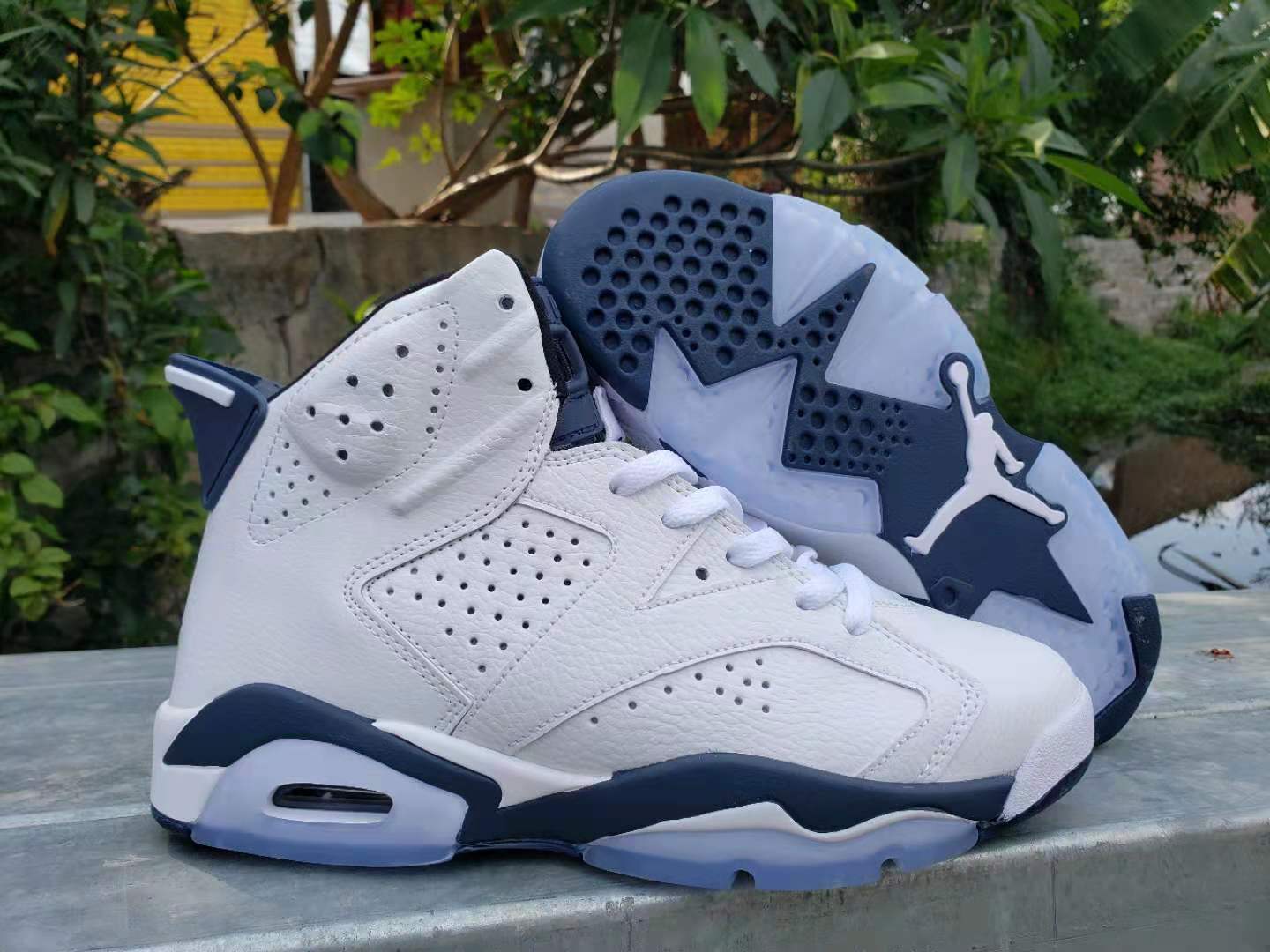 jordan air jordan 6 retro - Blanco Azul