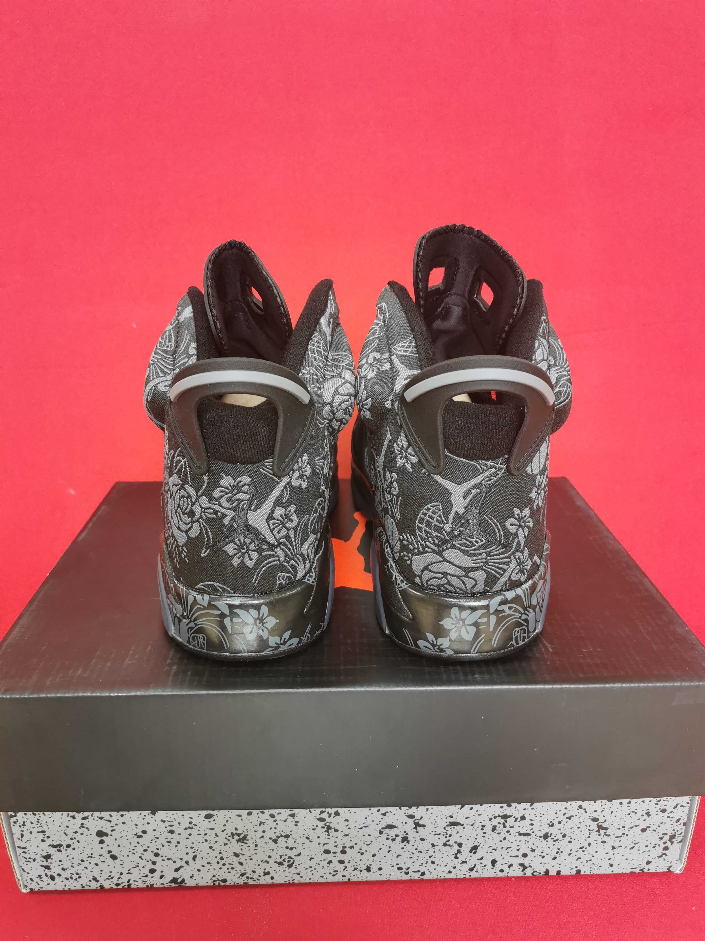 jordan air jordan 6 retro - Negro Naranjo