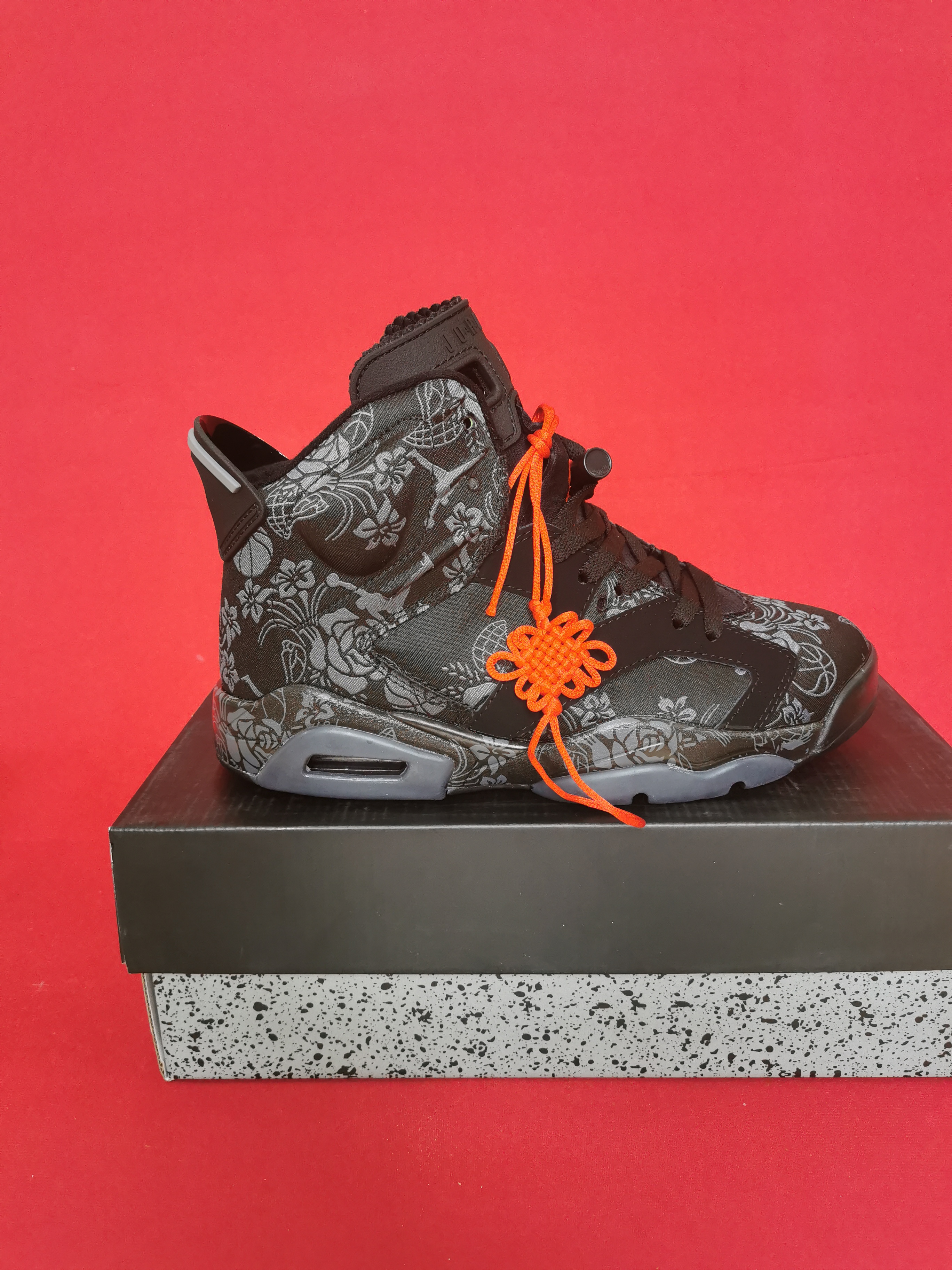 jordan air jordan 6 retro - Negro Naranjo