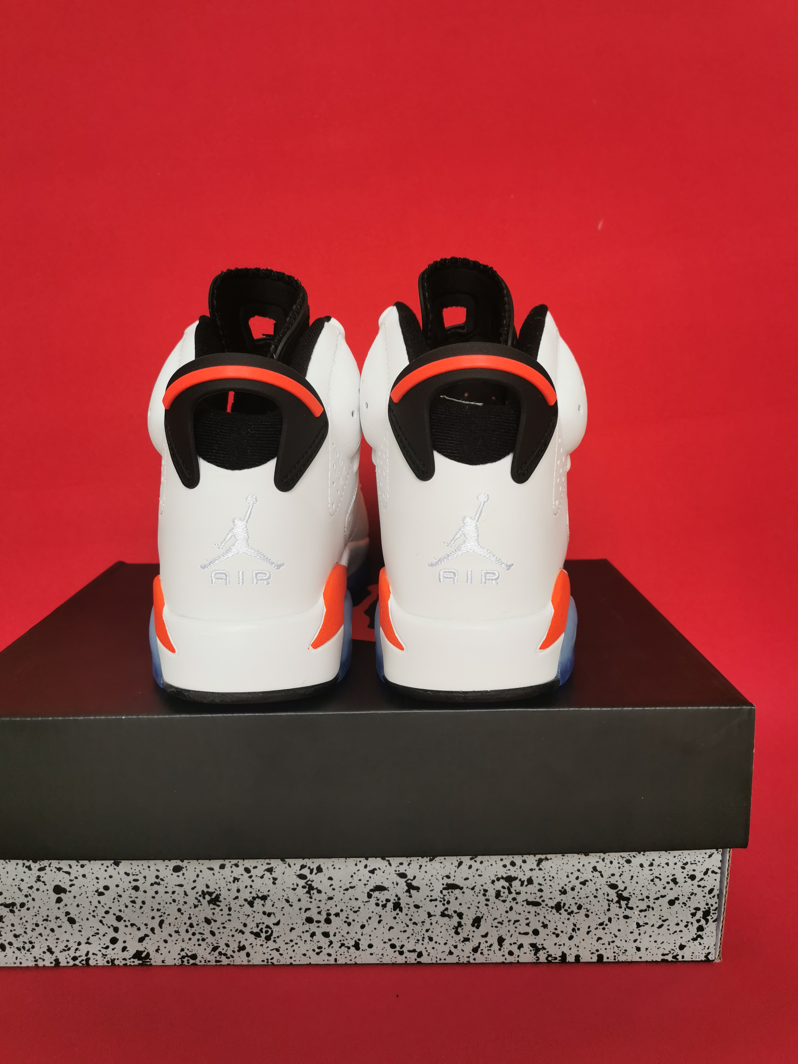 jordan air jordan 6 retro - Blanco Rojo