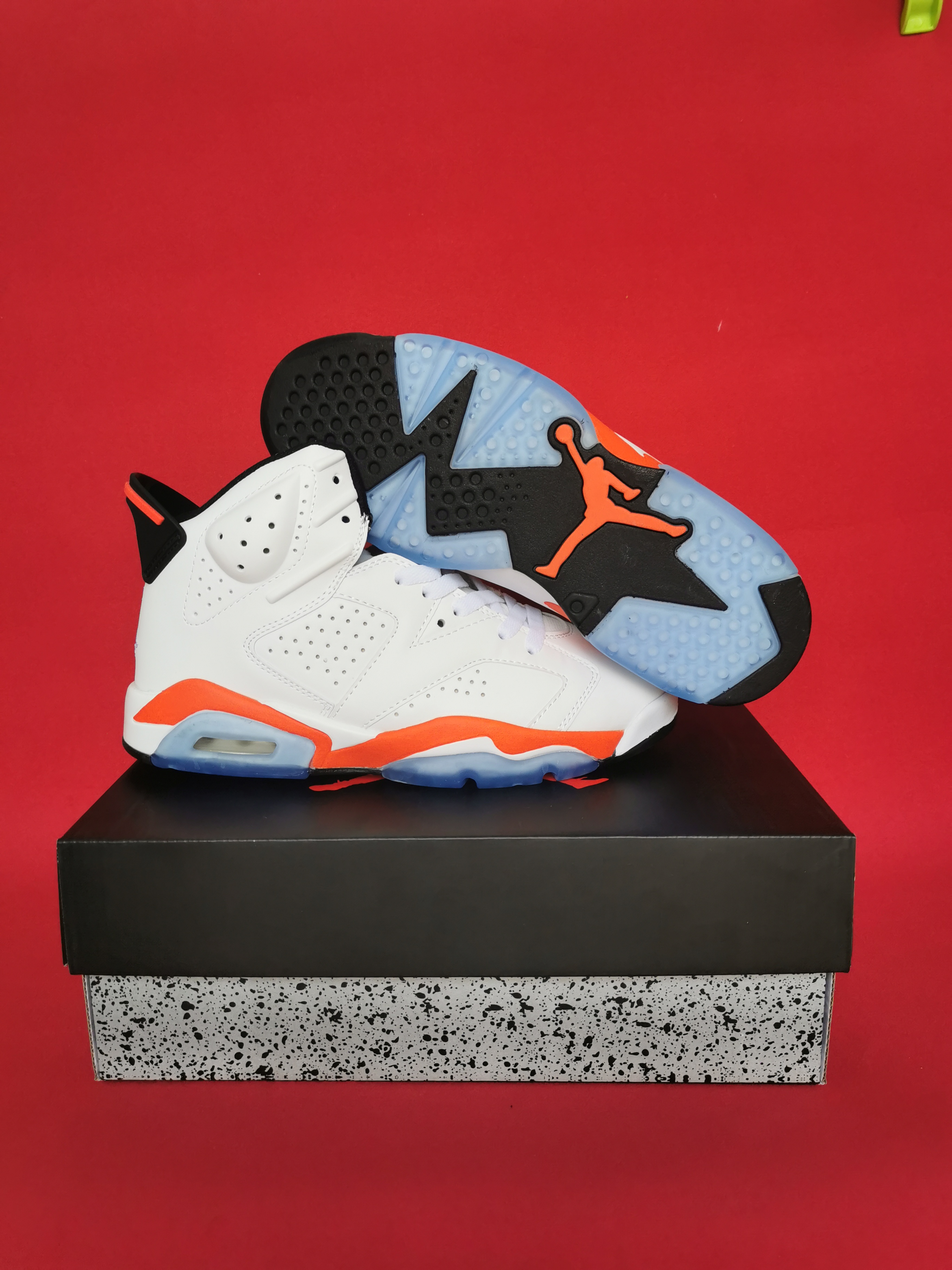 jordan air jordan 6 retro - Blanco Rojo