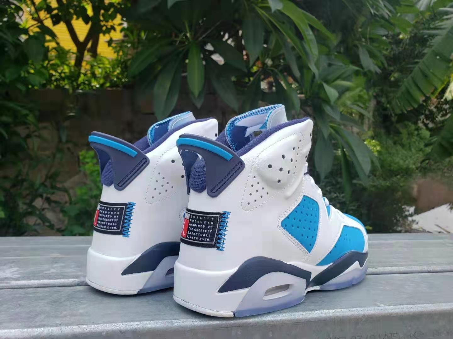 jordan air jordan 6 retro - Celeste Blanco
