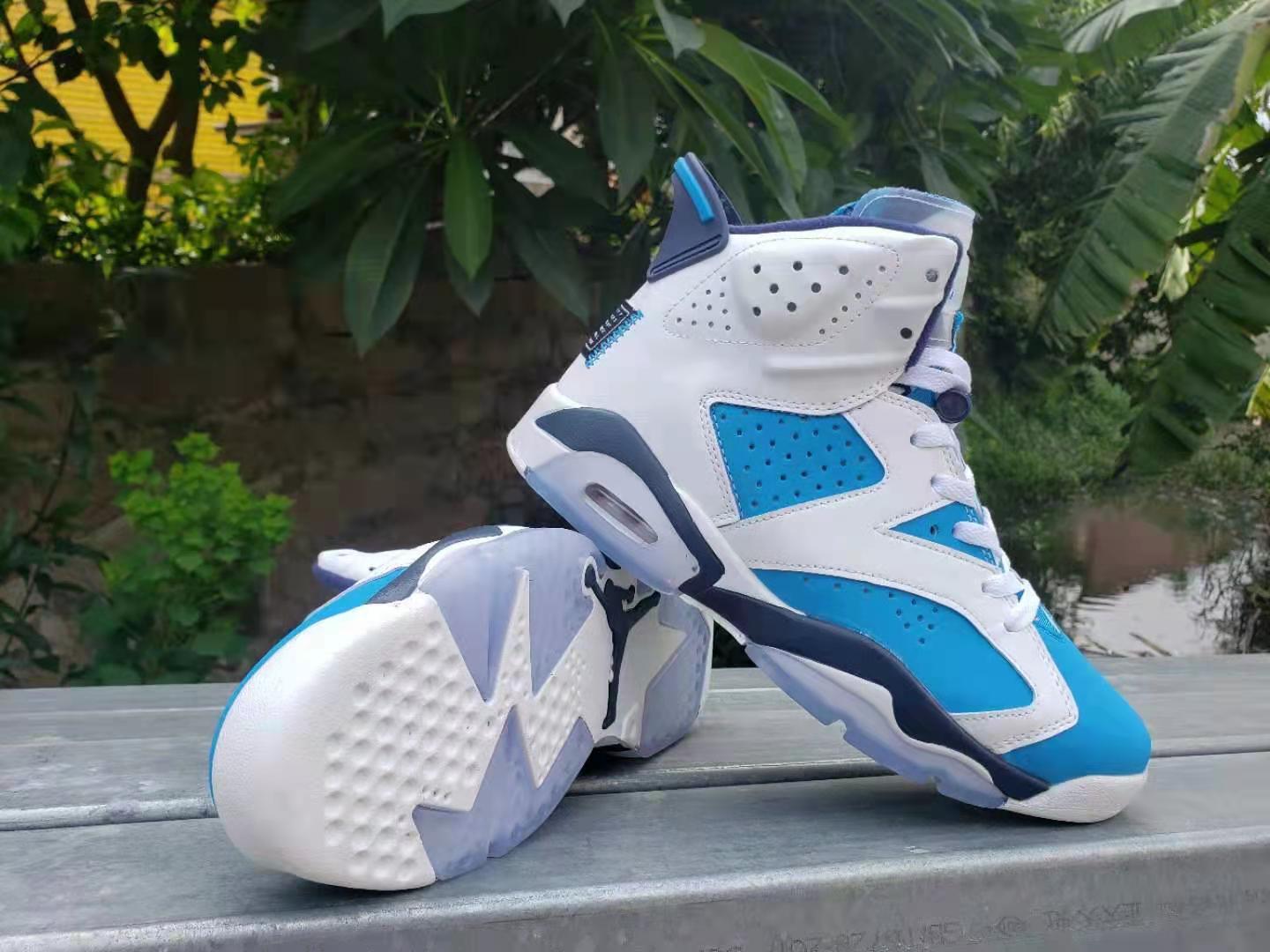 jordan air jordan 6 retro - Celeste Blanco