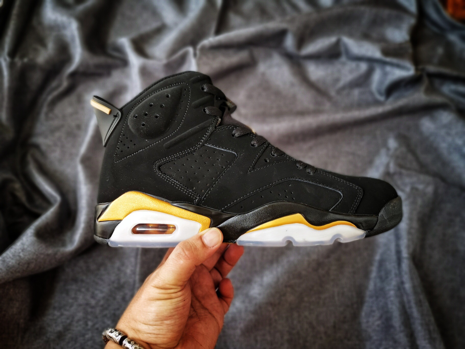 jordan air jordan 6 retro - Negro Amarillo