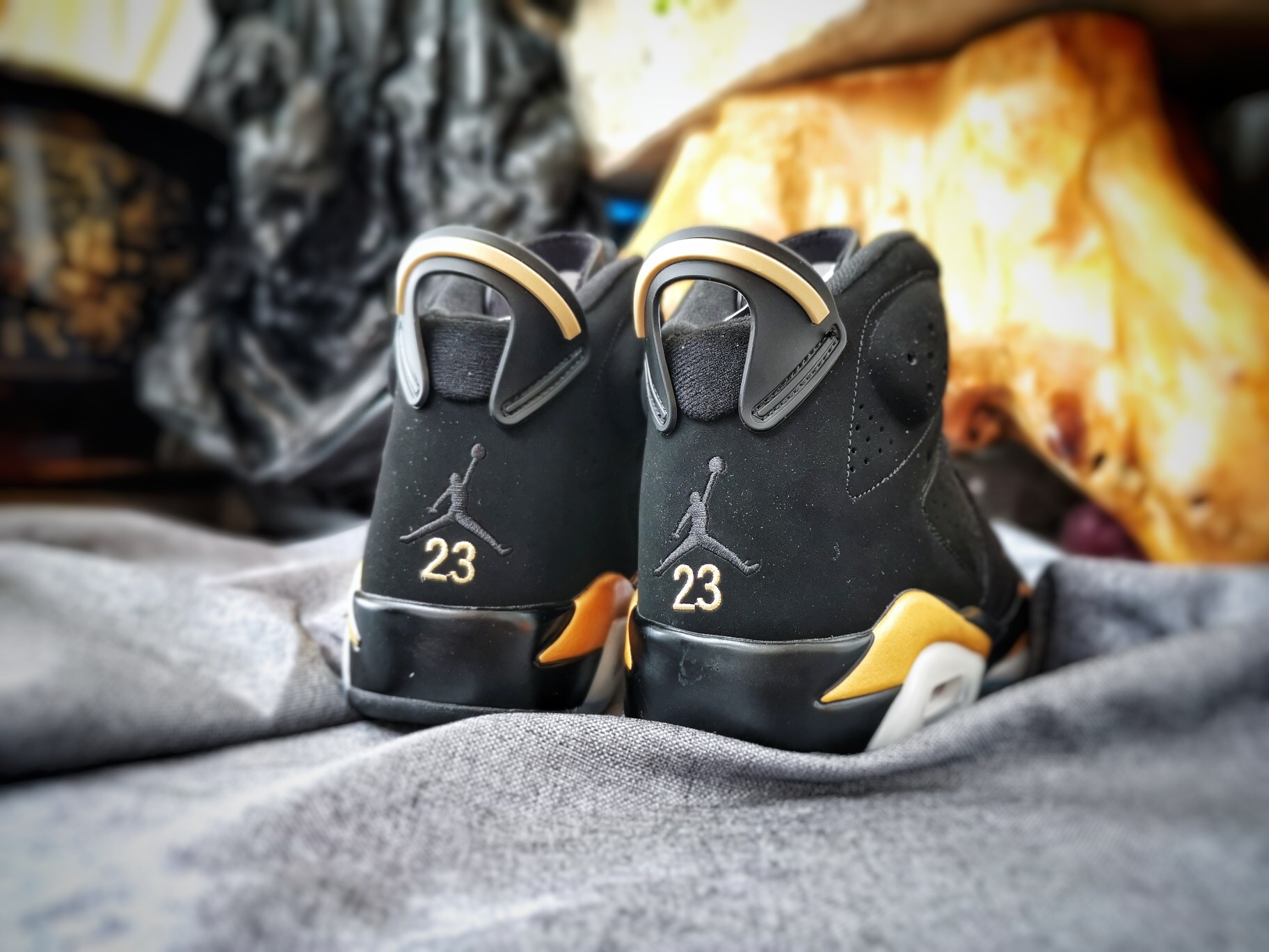 jordan air jordan 6 retro - Negro Amarillo