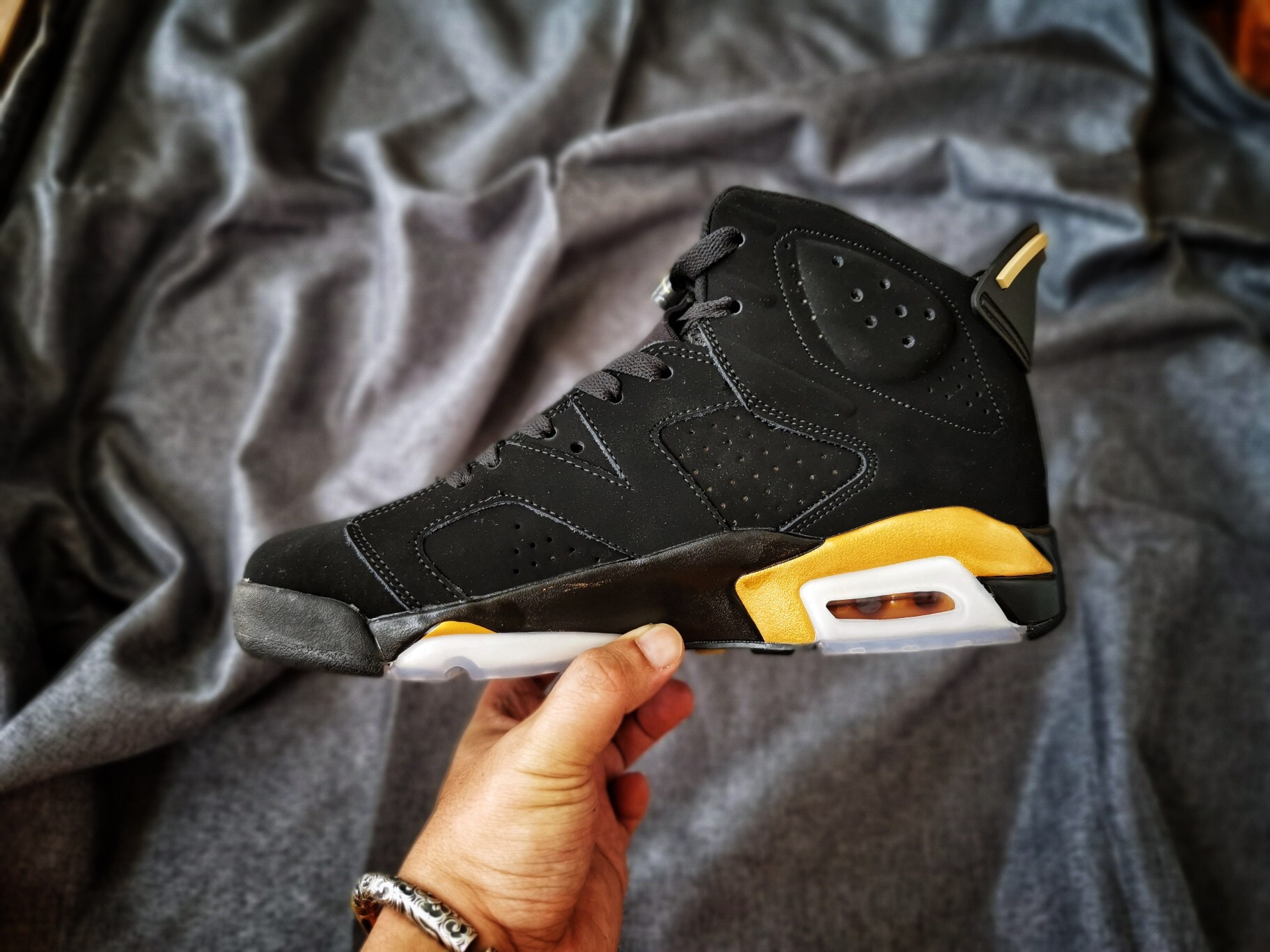 jordan air jordan 6 retro - Negro Amarillo