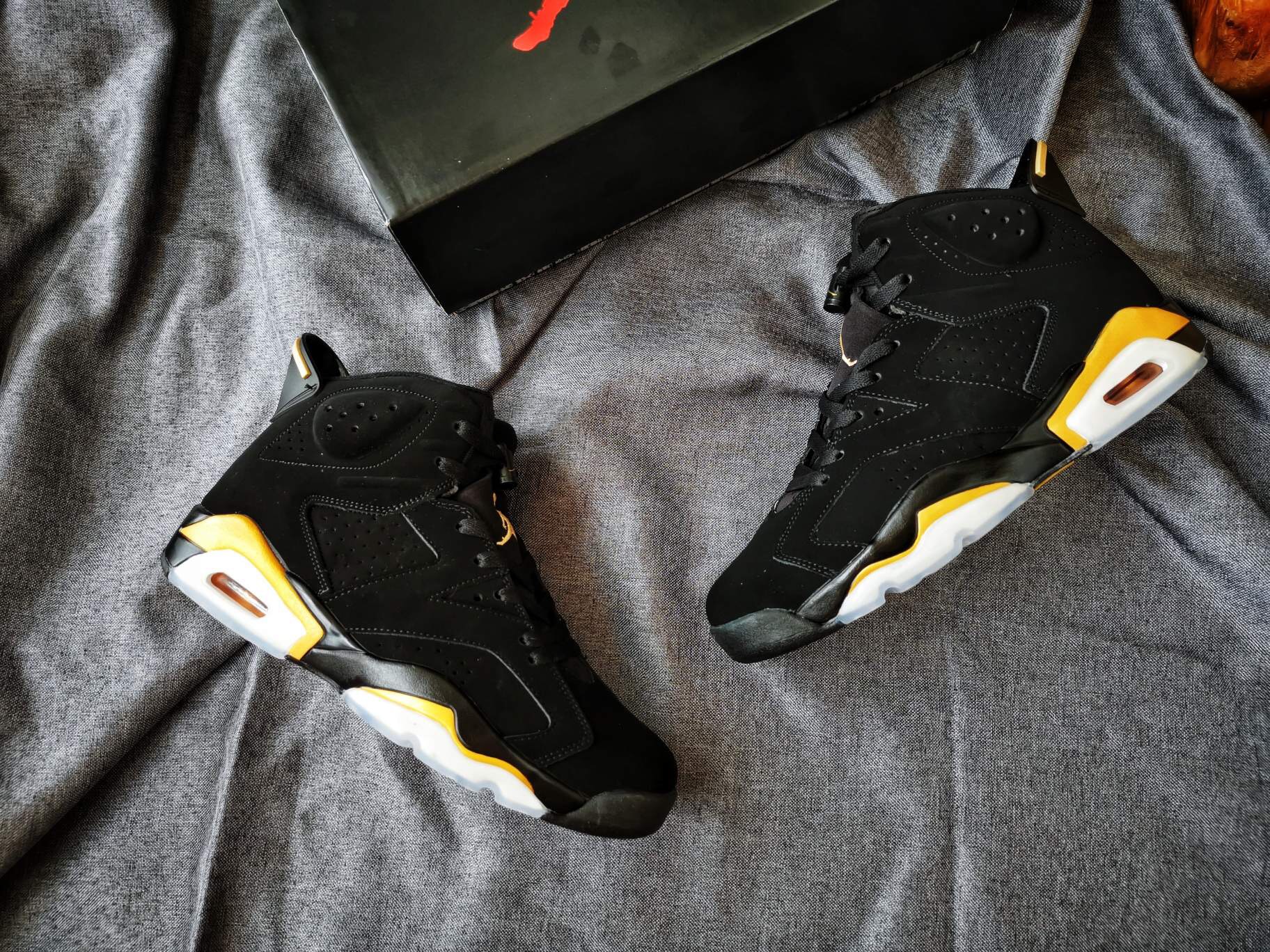 jordan air jordan 6 retro - Negro Amarillo