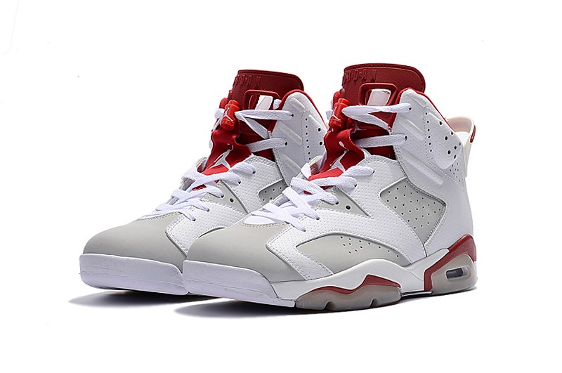 jordan air jordan 6 retro - Blanco Gris Rojo