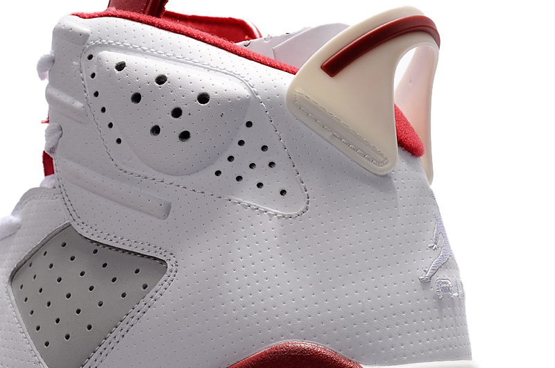 jordan air jordan 6 retro - Blanco Gris Rojo