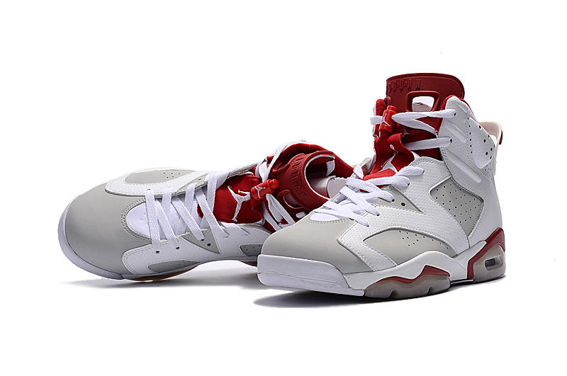 jordan air jordan 6 retro - Blanco Gris Rojo