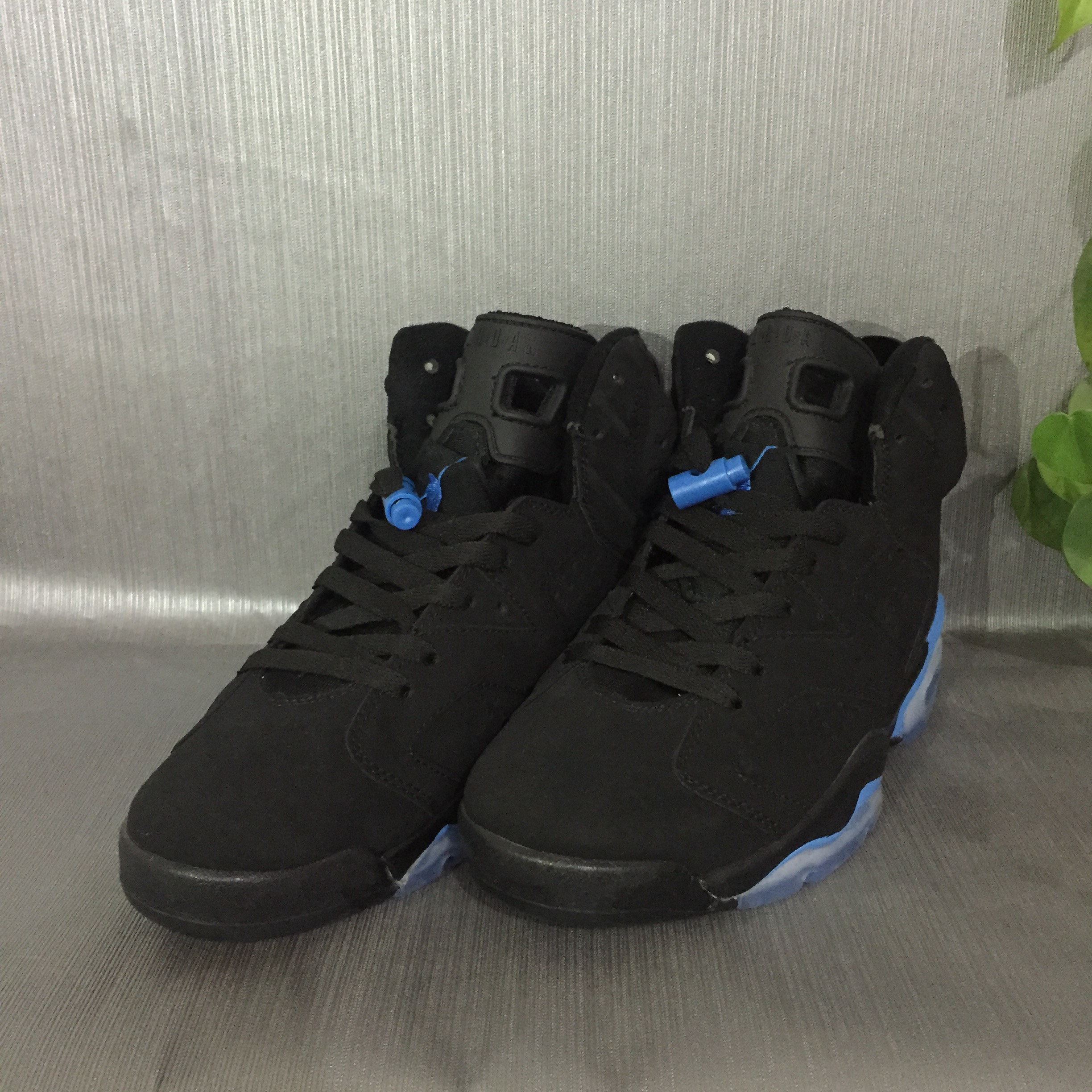 jordan air jordan 6 retro - Negro Celeste
