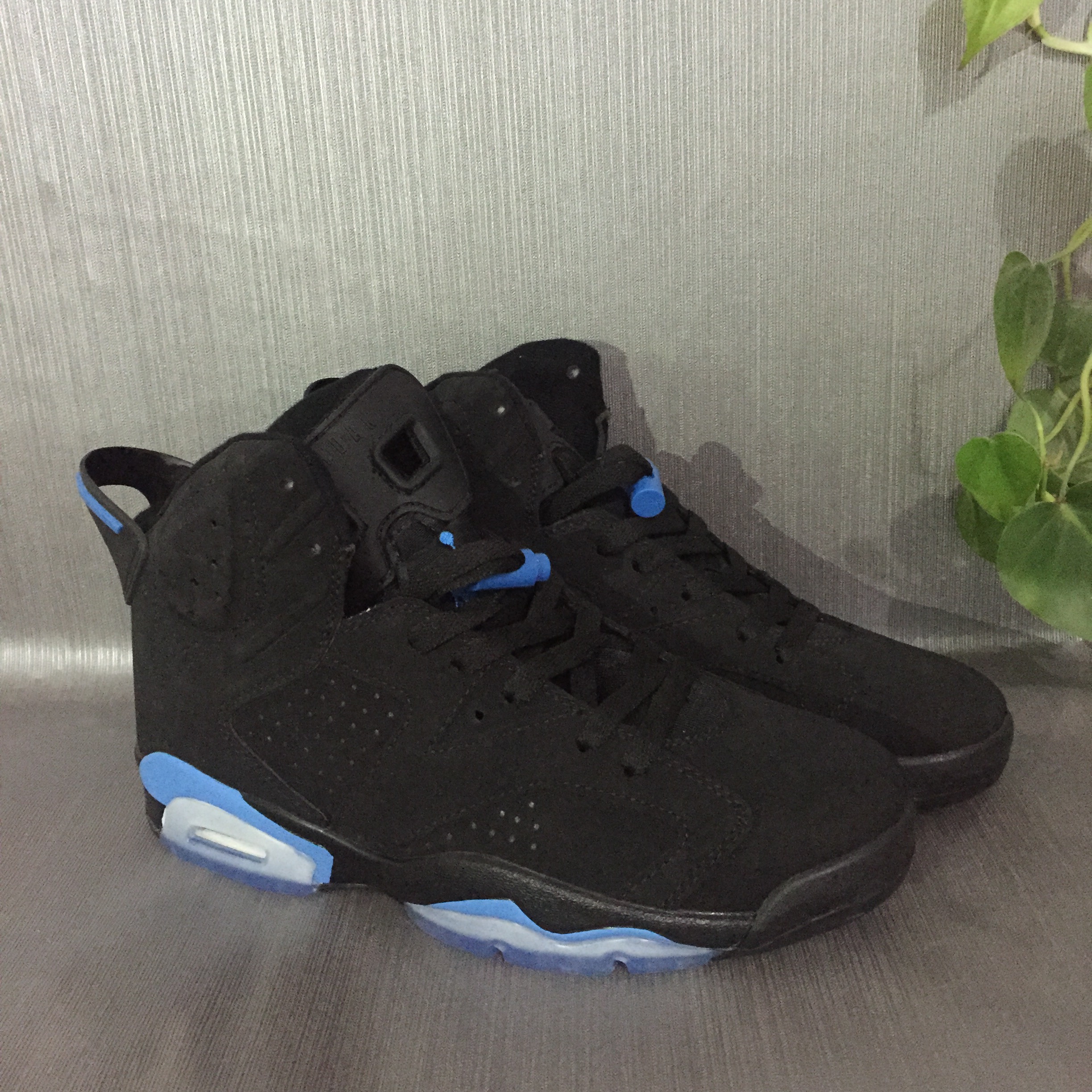 jordan air jordan 6 retro - Negro Celeste