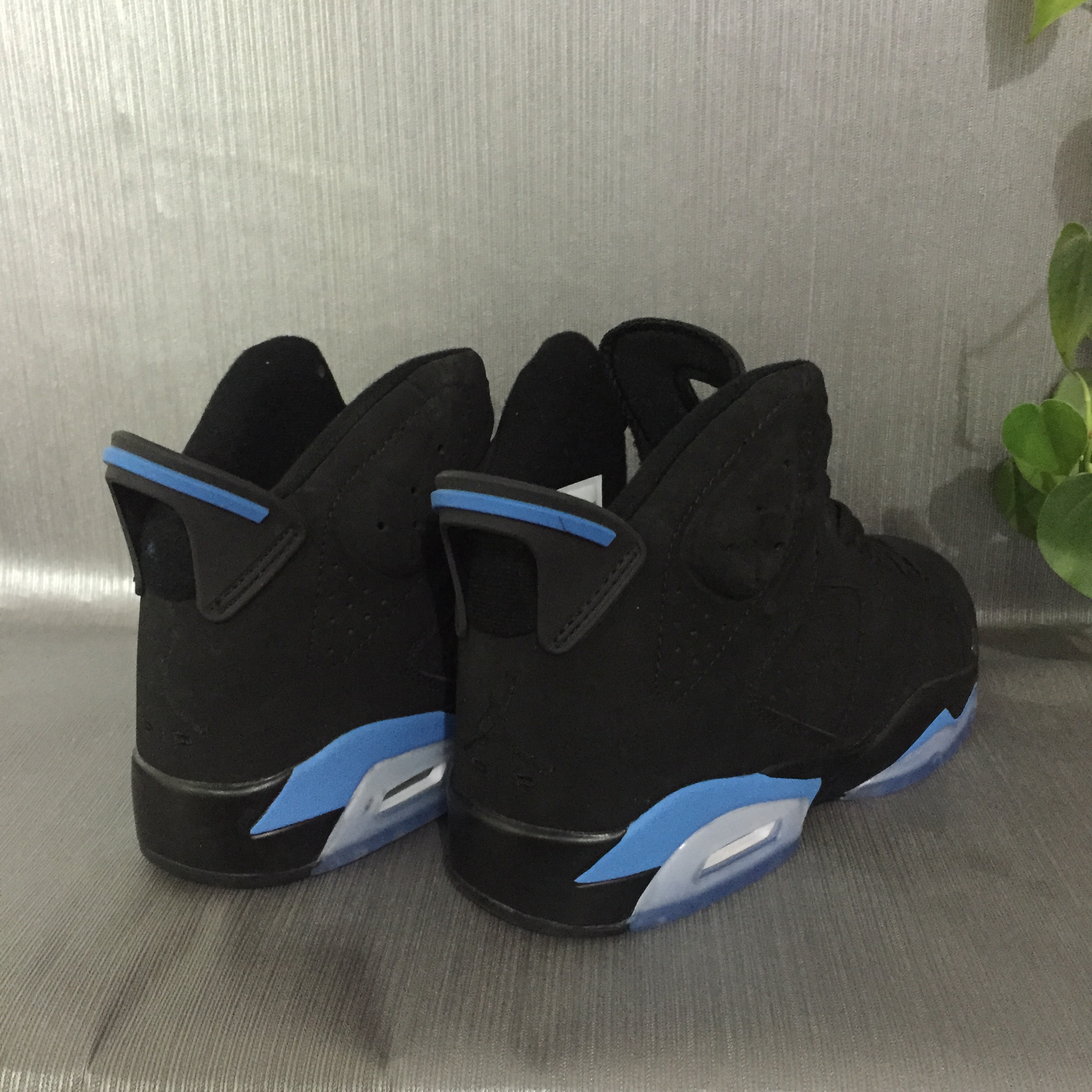 jordan air jordan 6 retro - Negro Celeste