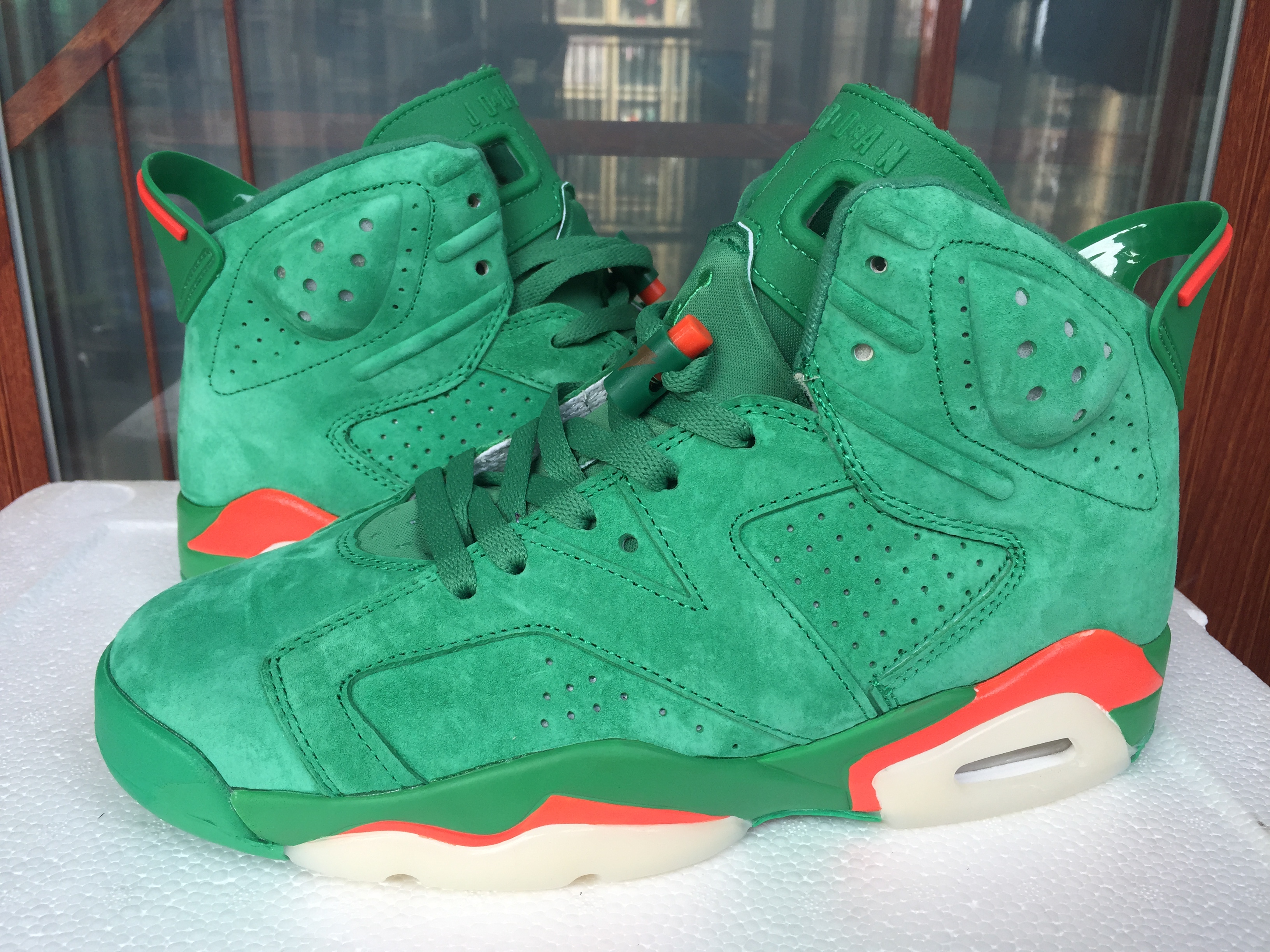 jordan air jordan 6 retro - Verde