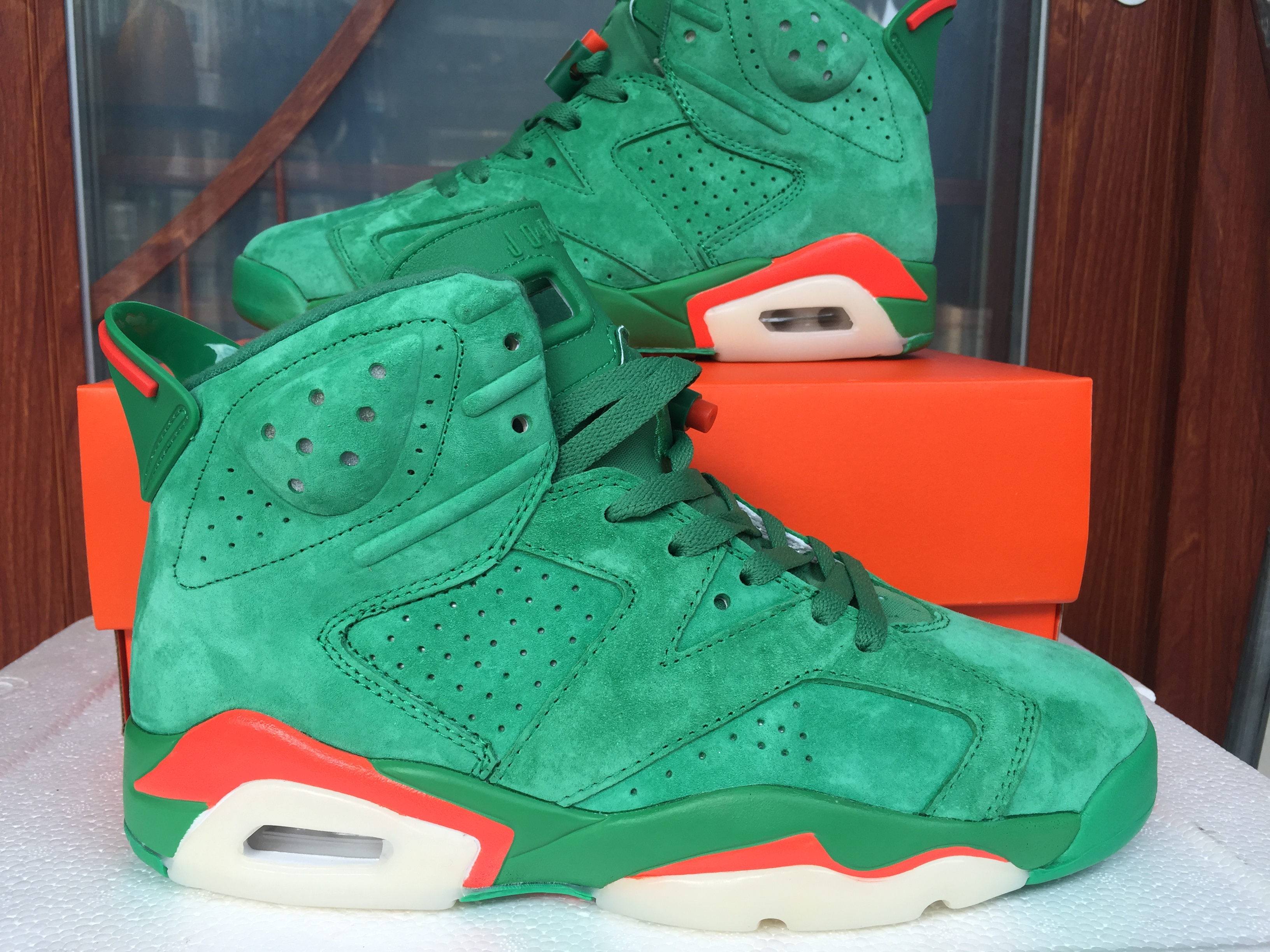 jordan air jordan 6 retro - Verde