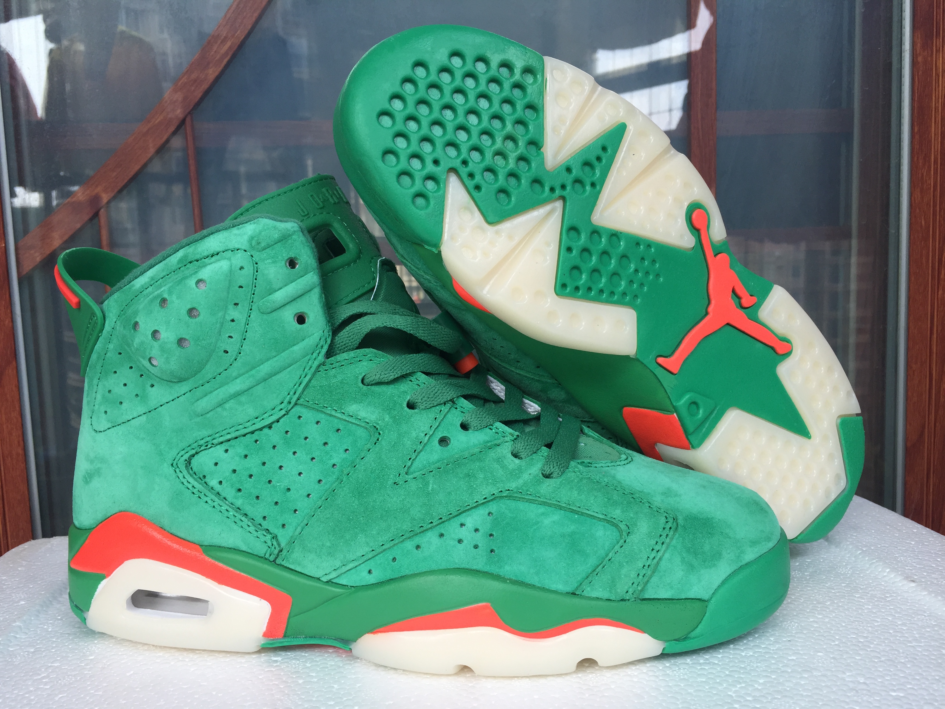 jordan air jordan 6 retro - Verde