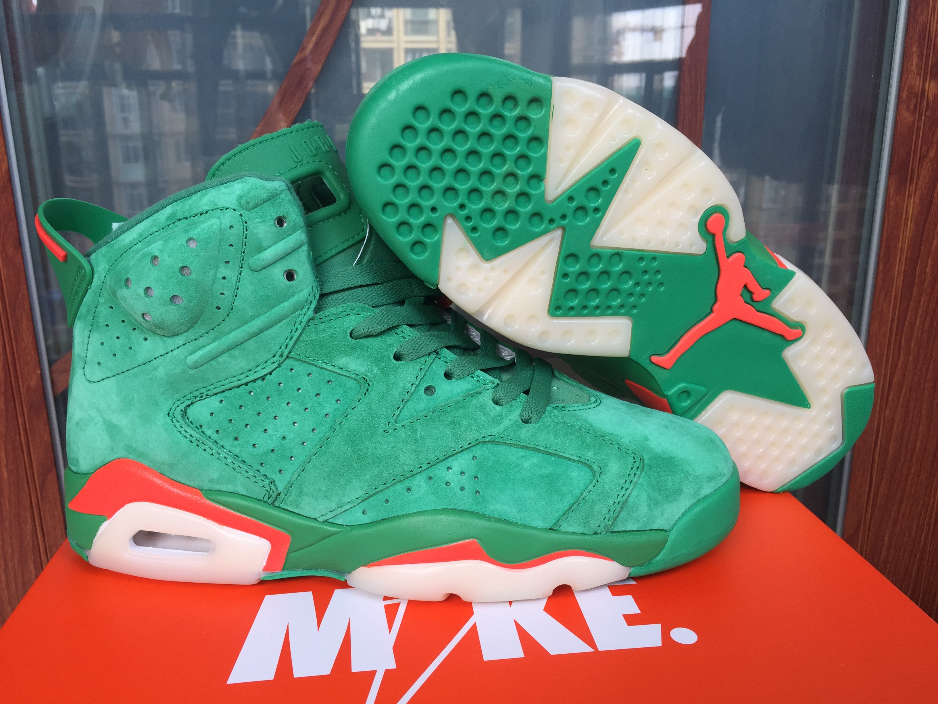 jordan air jordan 6 retro - Verde