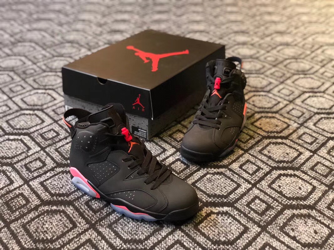 jordan air jordan 6 retro - Negro Fluor