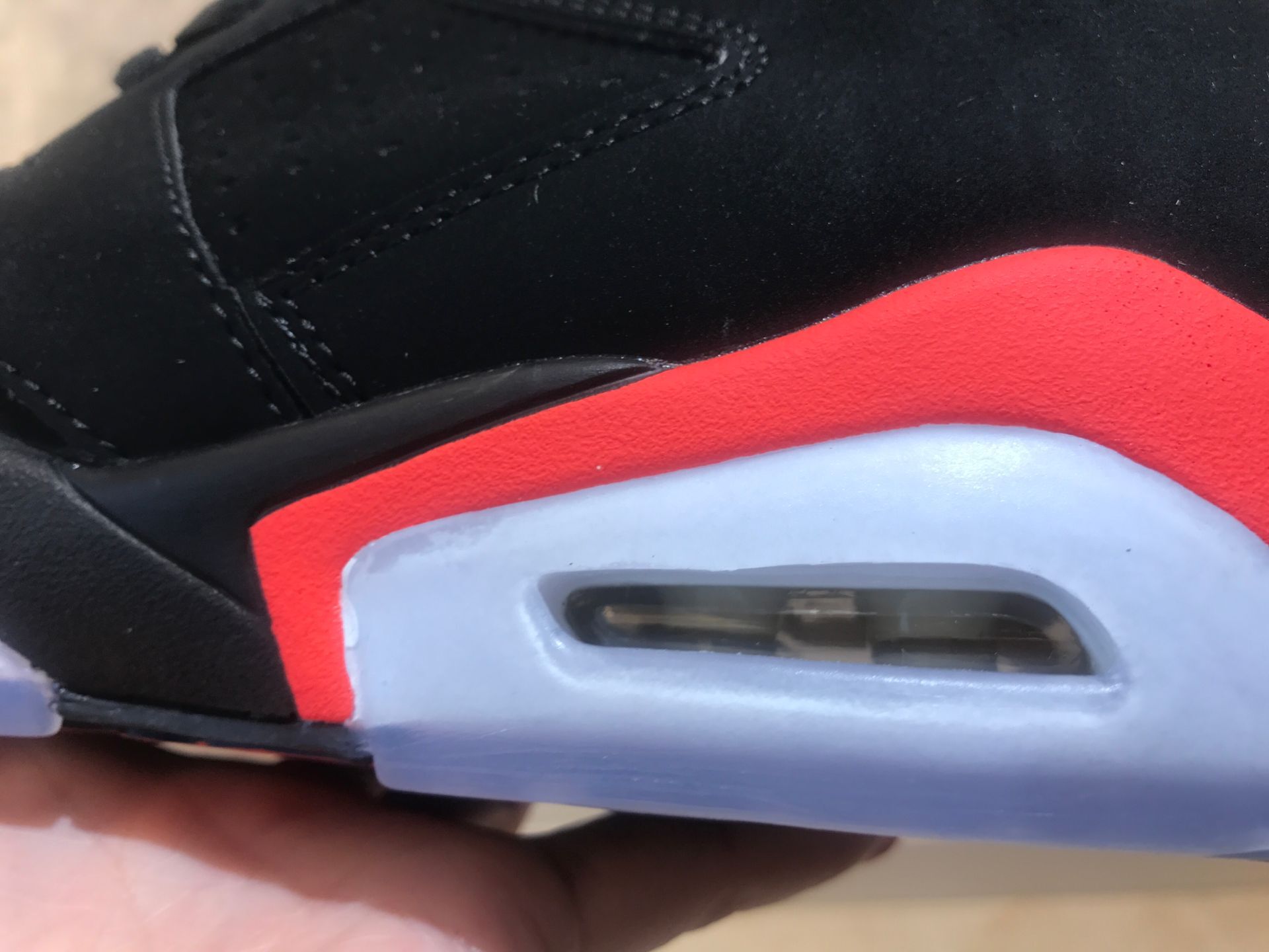 jordan air jordan 6 retro - Negro Rojo