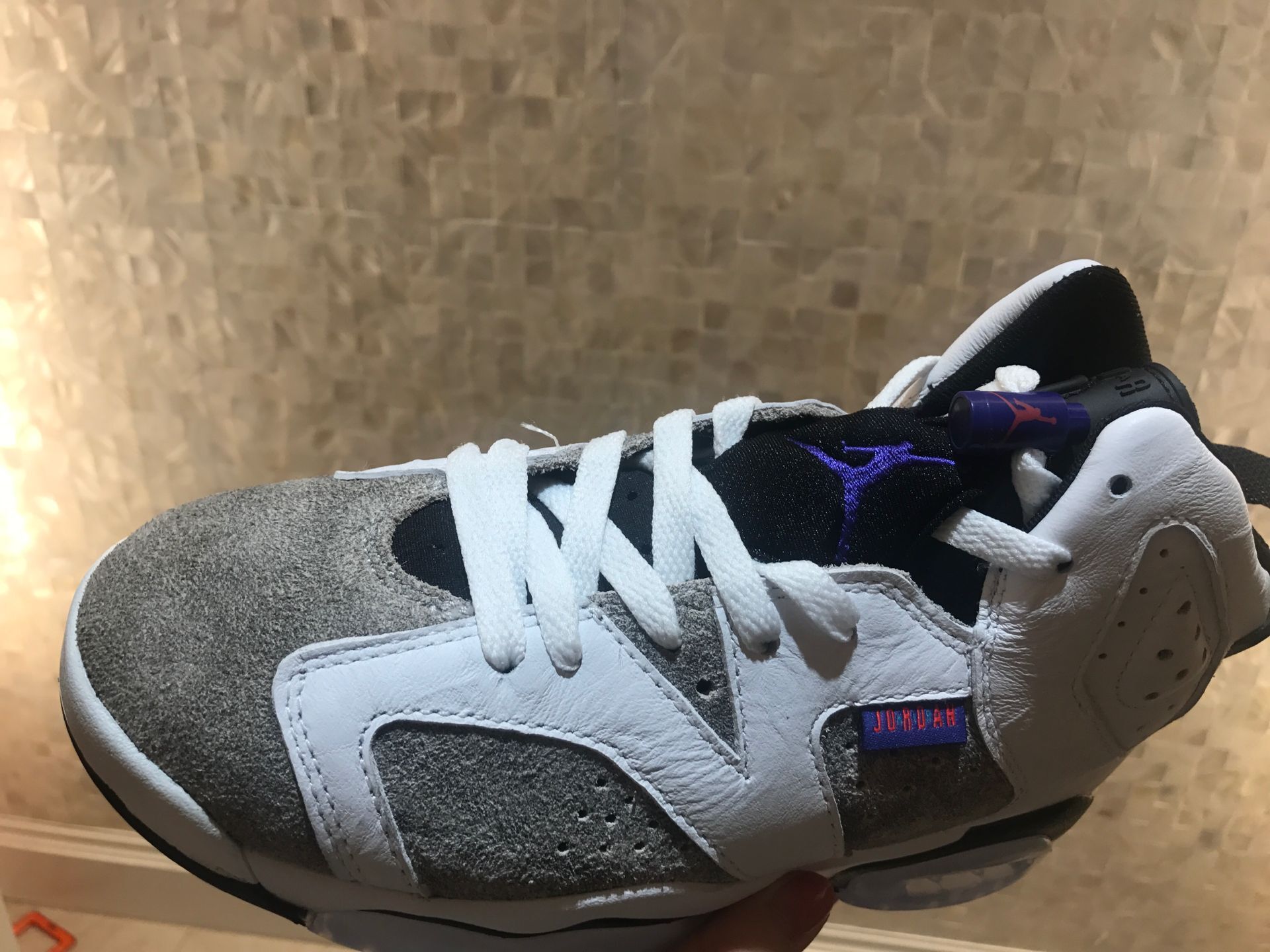 jordan air jordan 6 retro - Blanco Gris