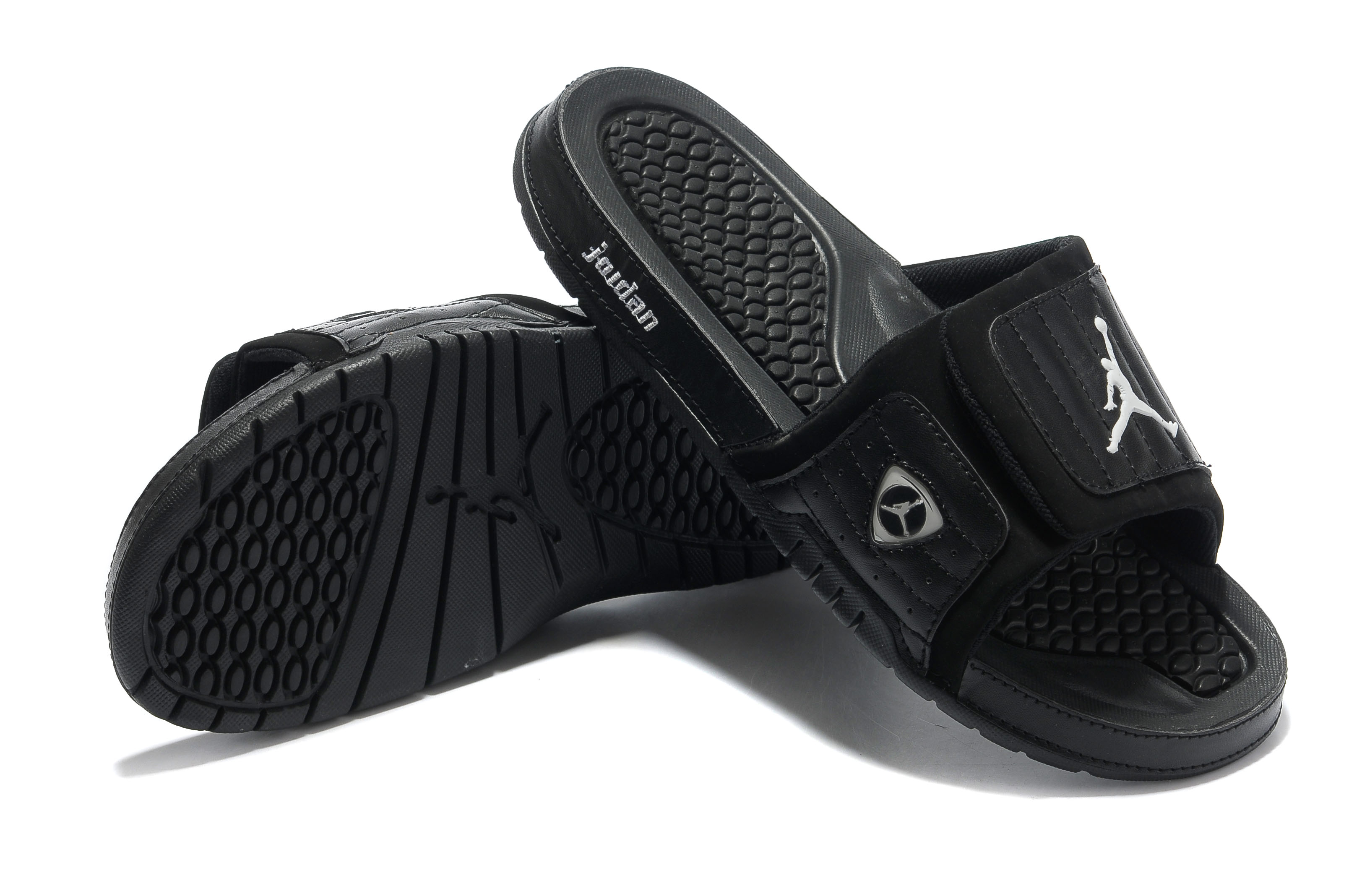 jordan sandalia - Negro